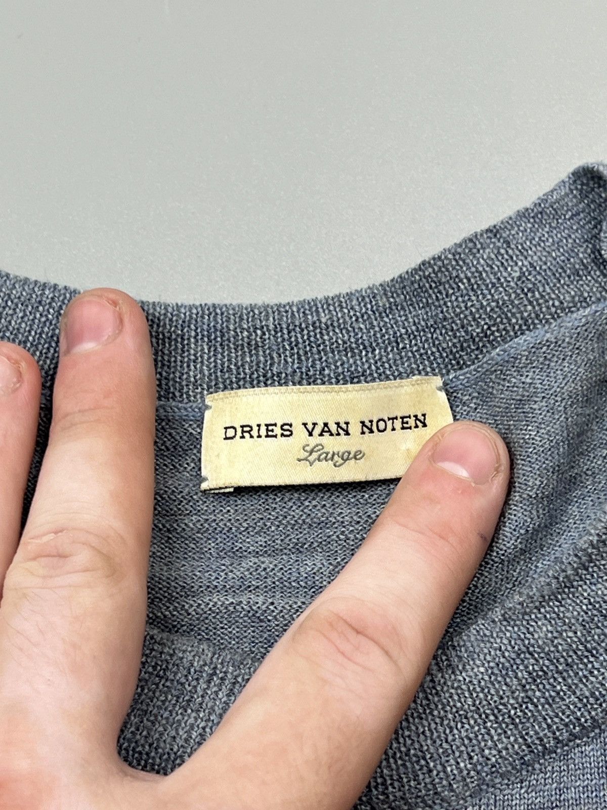 Dries Van Noten Dries Van Noten Crewneck Wool Sweater (Y0468) Size US L / EU 52-54 / 3 - 10 Thumbnail