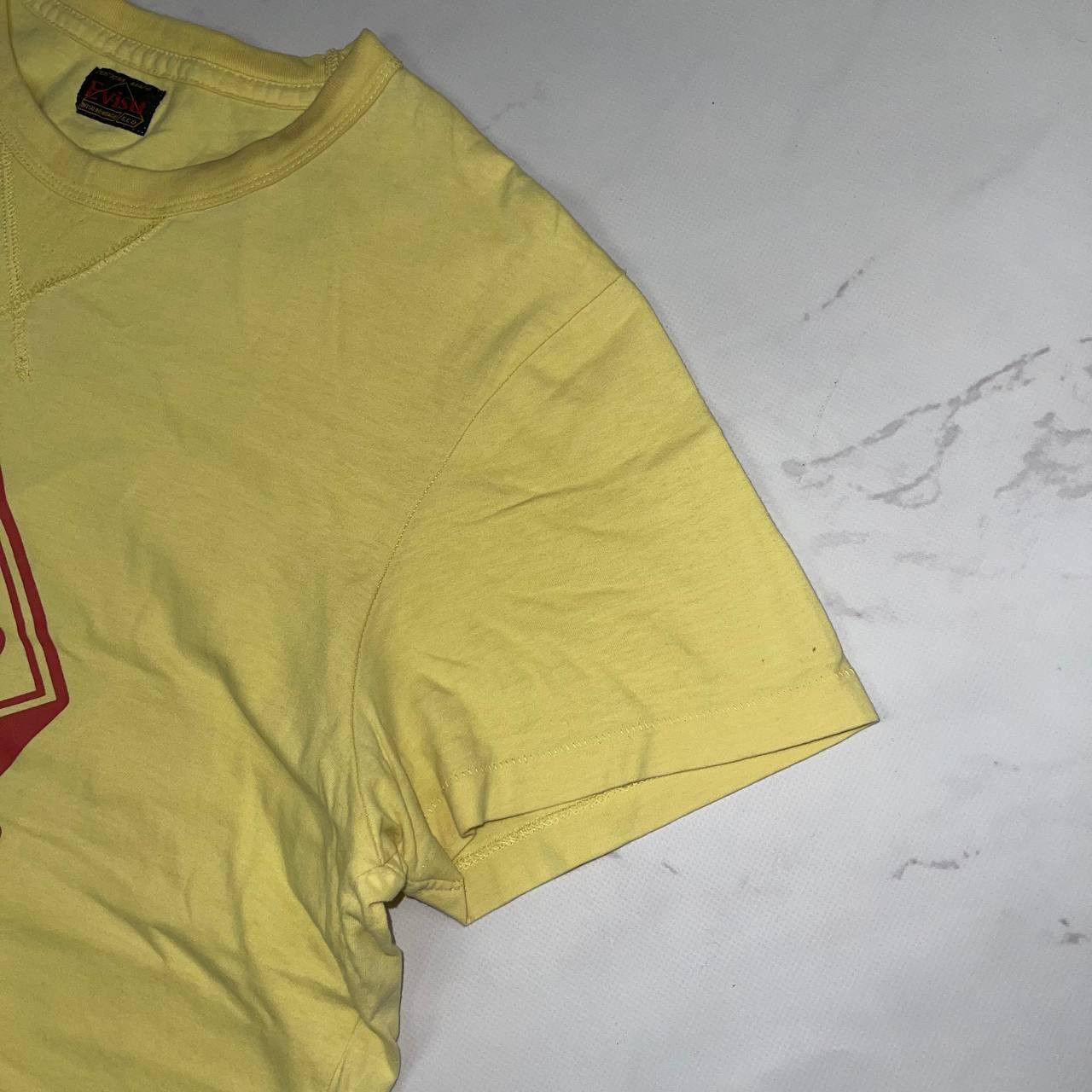 Evisu Evisu Japanese Vintage T-shirt Big Logo Yellow Size XL Tee Size US XL / EU 56 / 4 - 6 Thumbnail