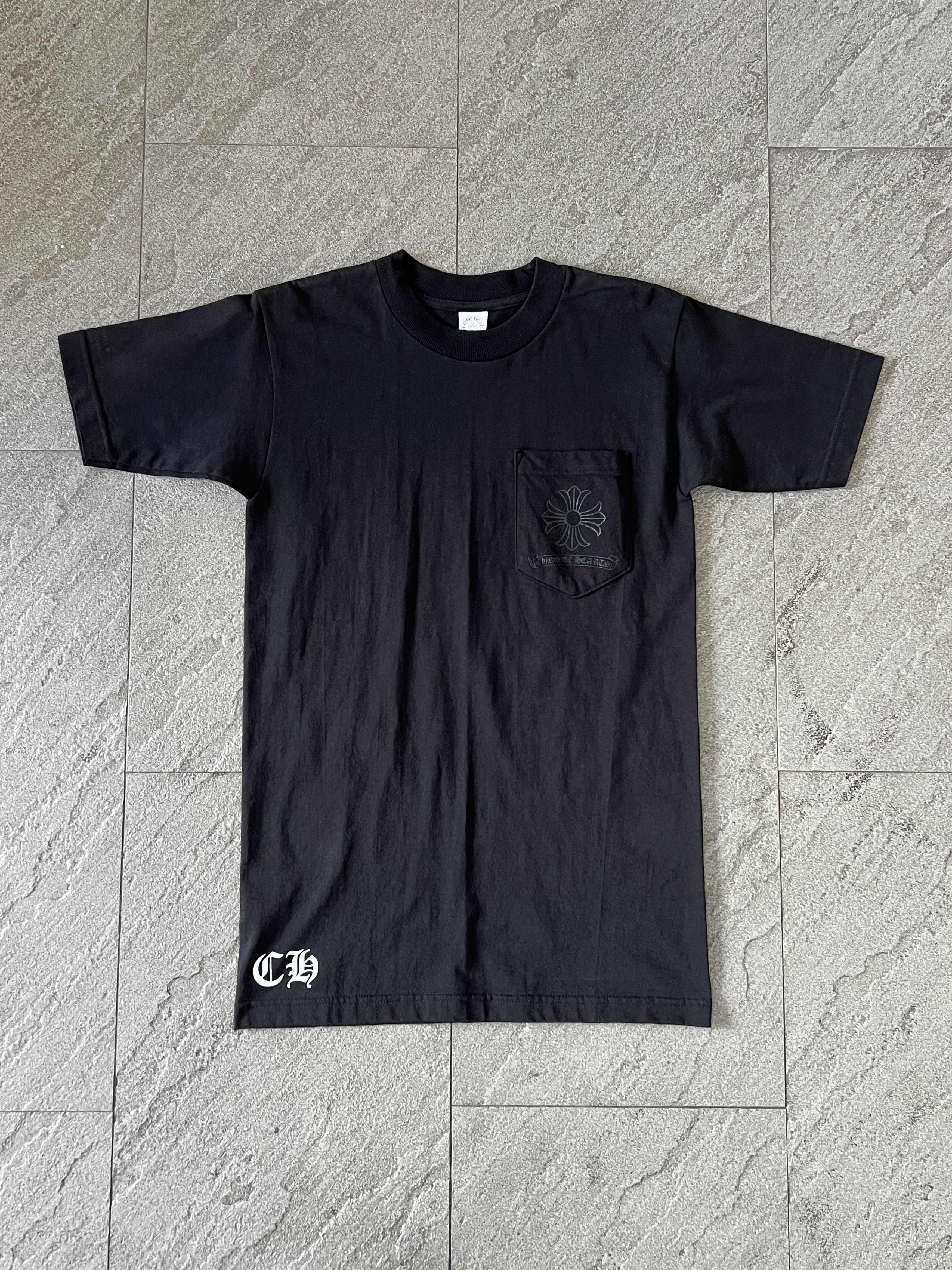 Chrome Hearts Chrome Hearts Tonal Cross Pocket Tee Black S Size US S / EU 44-46 / 1 - 1 Thumbnail