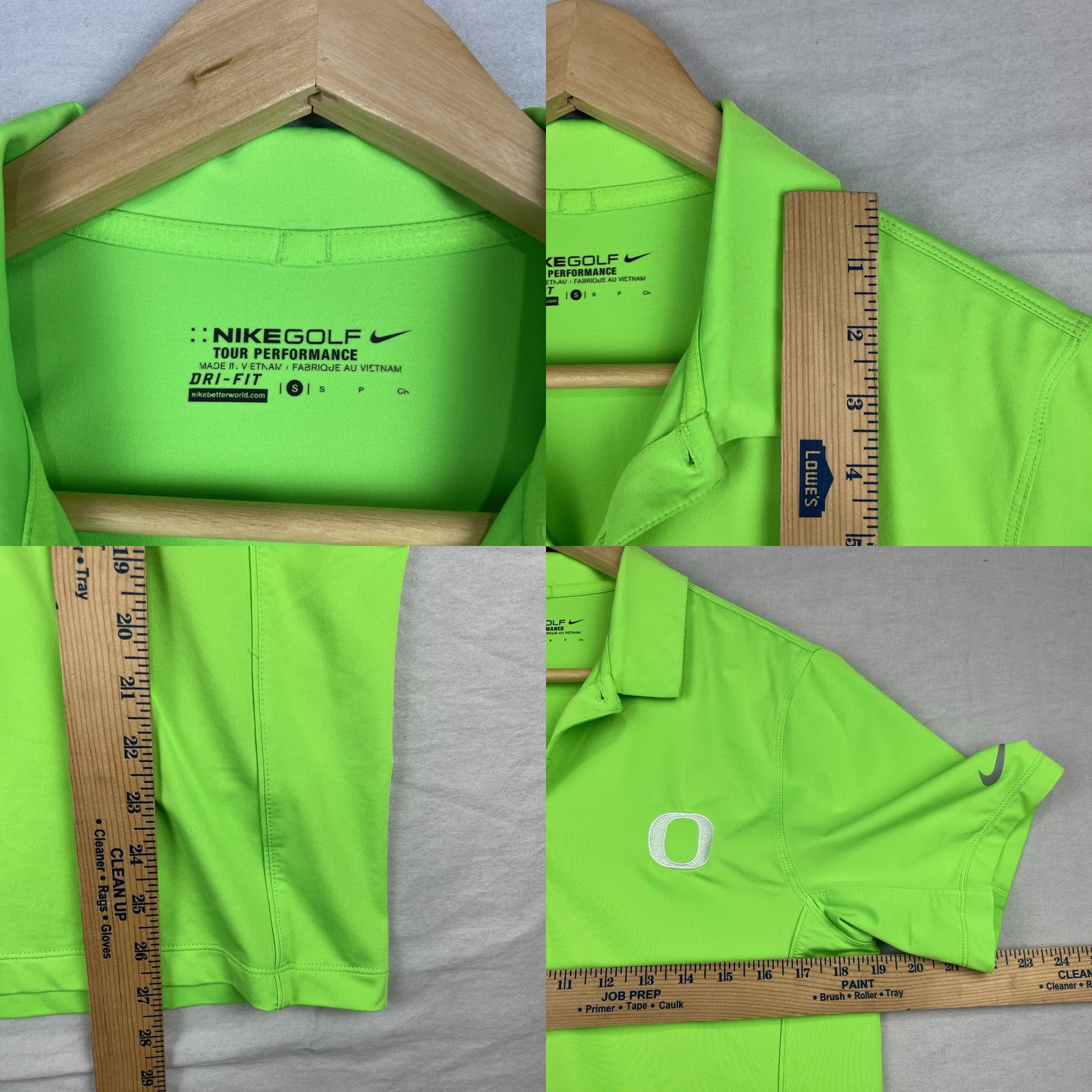 Nike Nike Oregon Ducks Polo Shirt Men Small Green Dri-FIT PAC12 Team Issue University Sports Polo Size US S / EU 44-46 / 1 - 8 Thumbnail