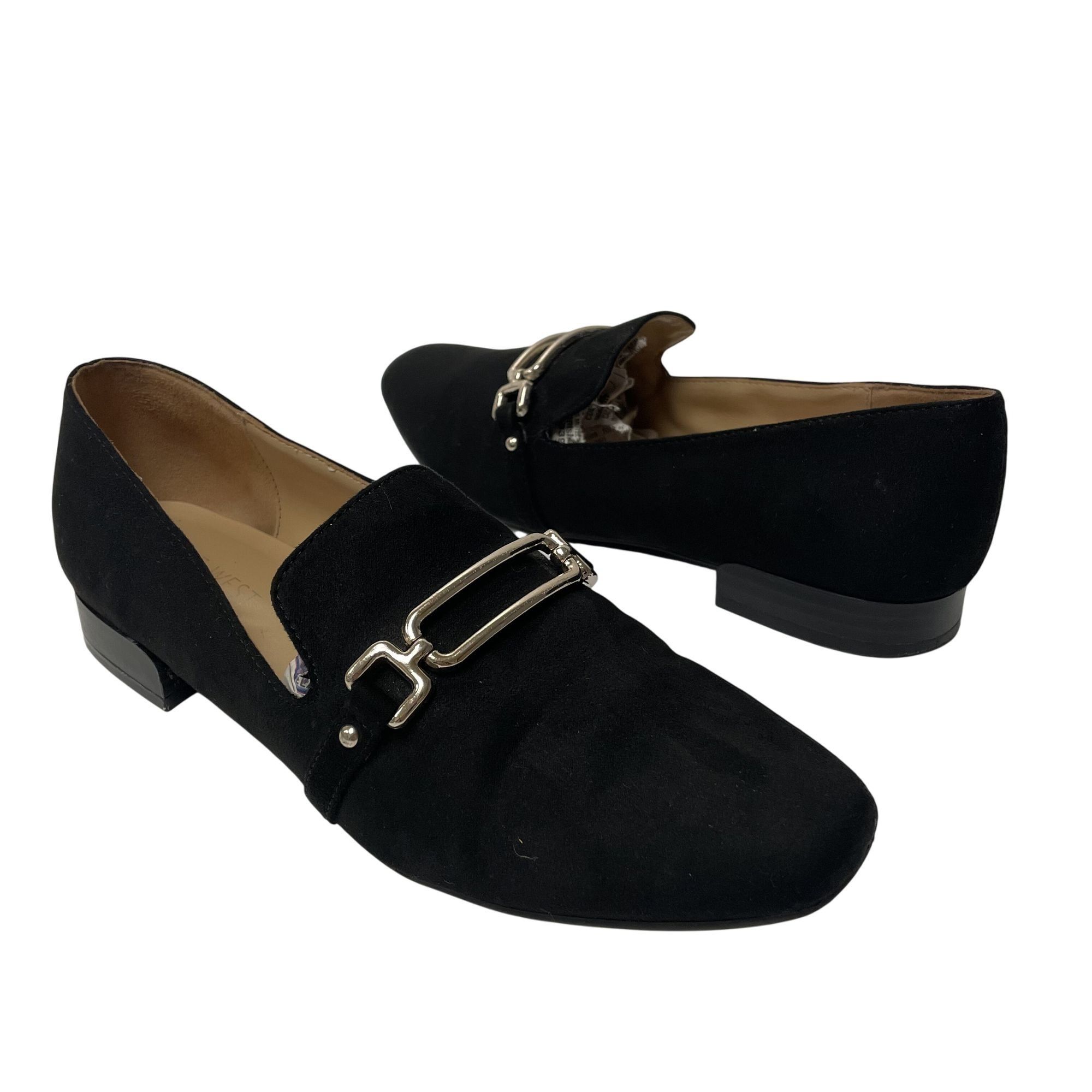 Nine West Nine West Felted Silver Horse Bit Slip On Casual Shoes Size US 6 / IT 36 - 1 Thumbnail