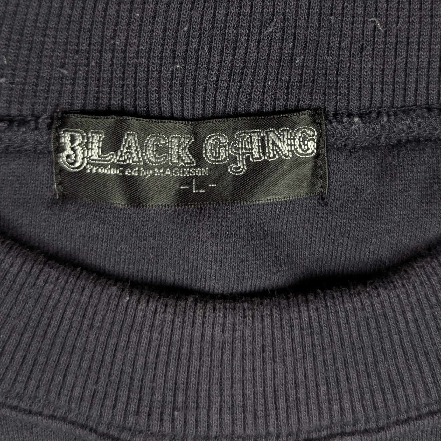 Japanese Brand BLACK GANG Big Image Cartoon Graphic Sweatshirt Size US L / EU 52-54 / 3 - 14 Thumbnail