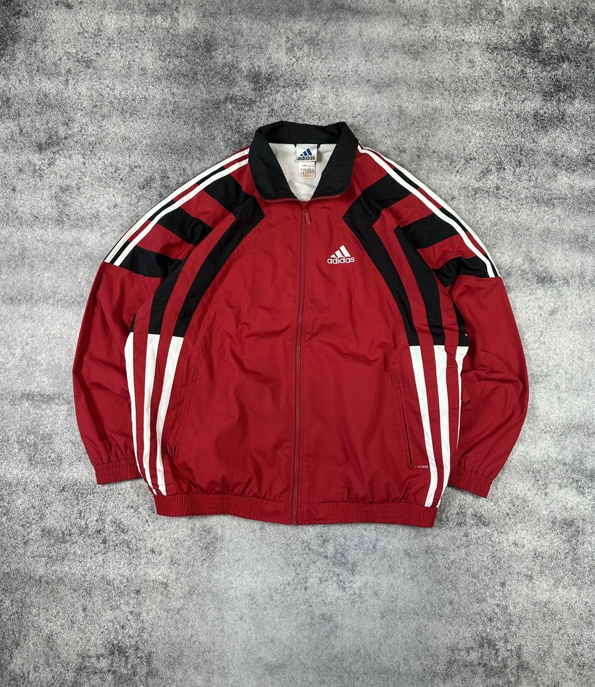 Adidas × Vintage Adidas vintage archive punk track jacket 90s red
