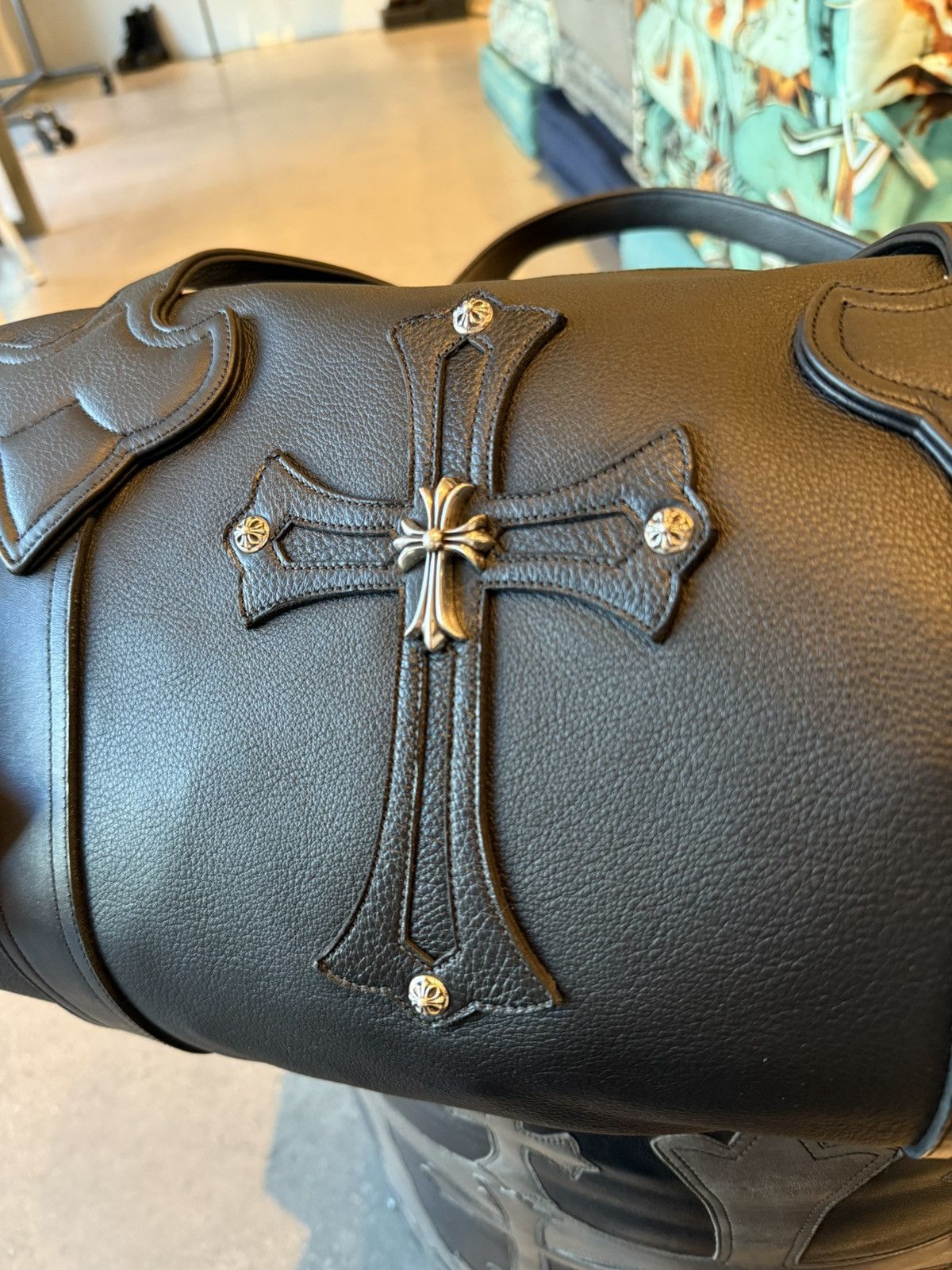 Chrome Hearts Chrome Hearts Cross Embellished Duffle Size ONE SIZE - 10 Thumbnail