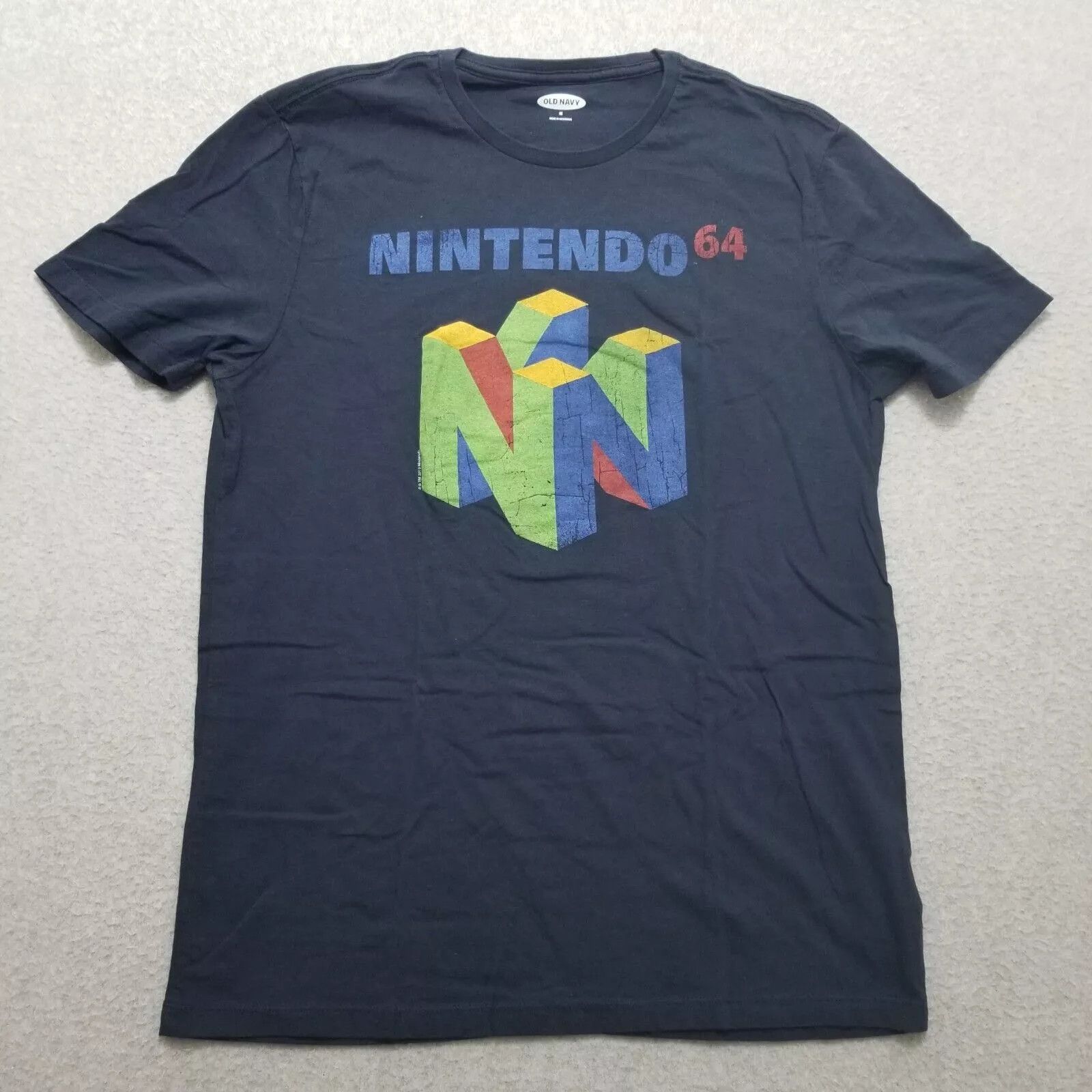 Old Navy Nintendo 64 Shirt Mens Medium Short Sleeve Crew Neck Size US M / EU 48-50 / 2 - 1 Thumbnail