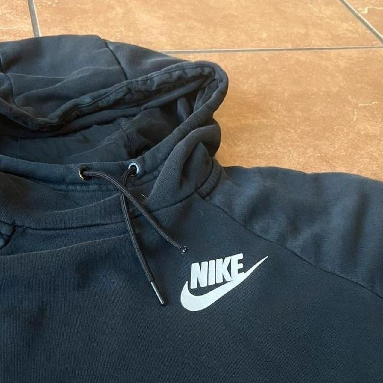Nike Nike Cowl Neck Black Hoodie Gym Size S / US 4 / IT 40 - 3 Thumbnail
