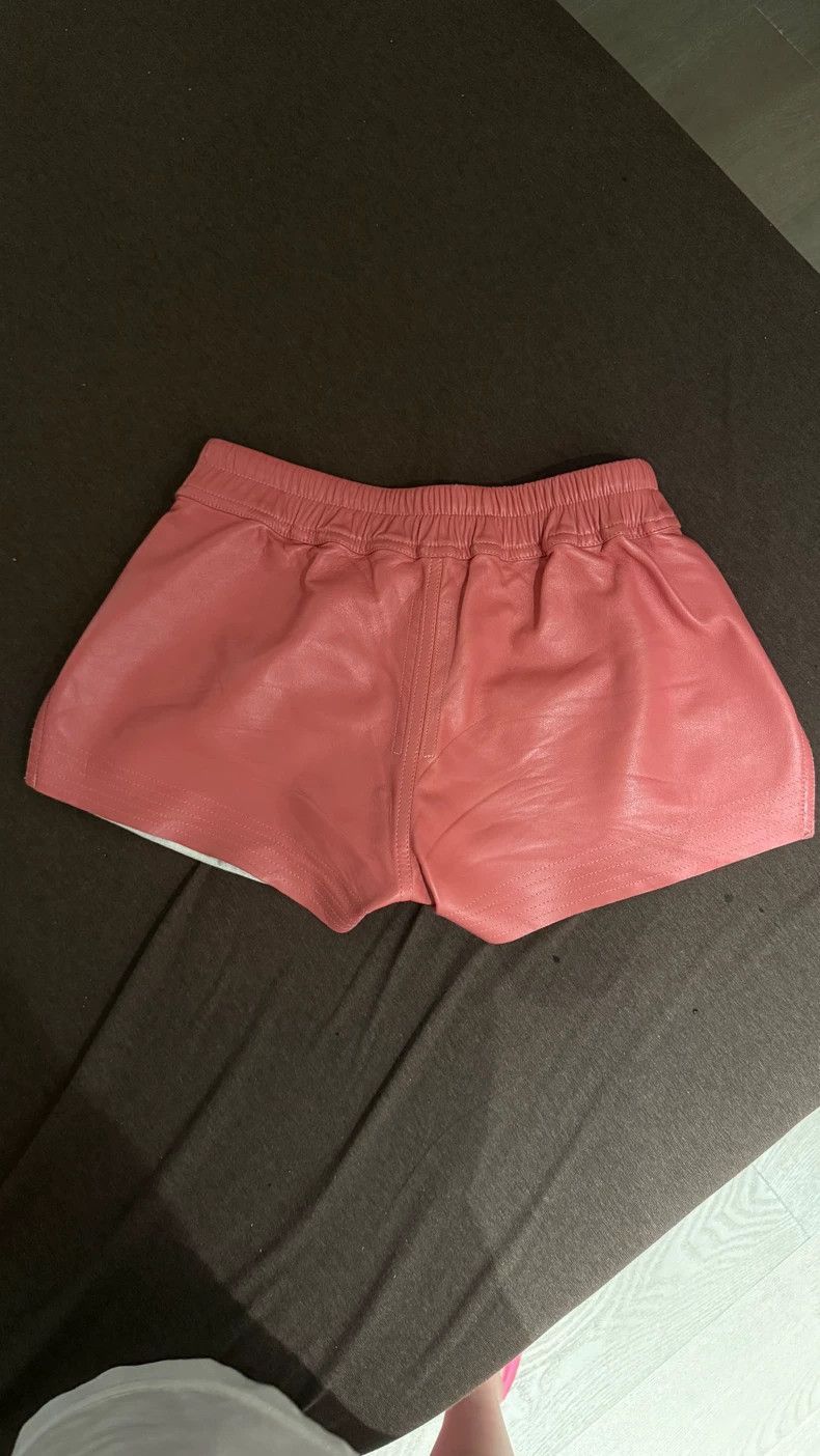 Rick Owens Rick Owens Rick Owens Leather Boxing Shorts Vest Set-2507 Size US 26 / EU 42 - 4 Thumbnail