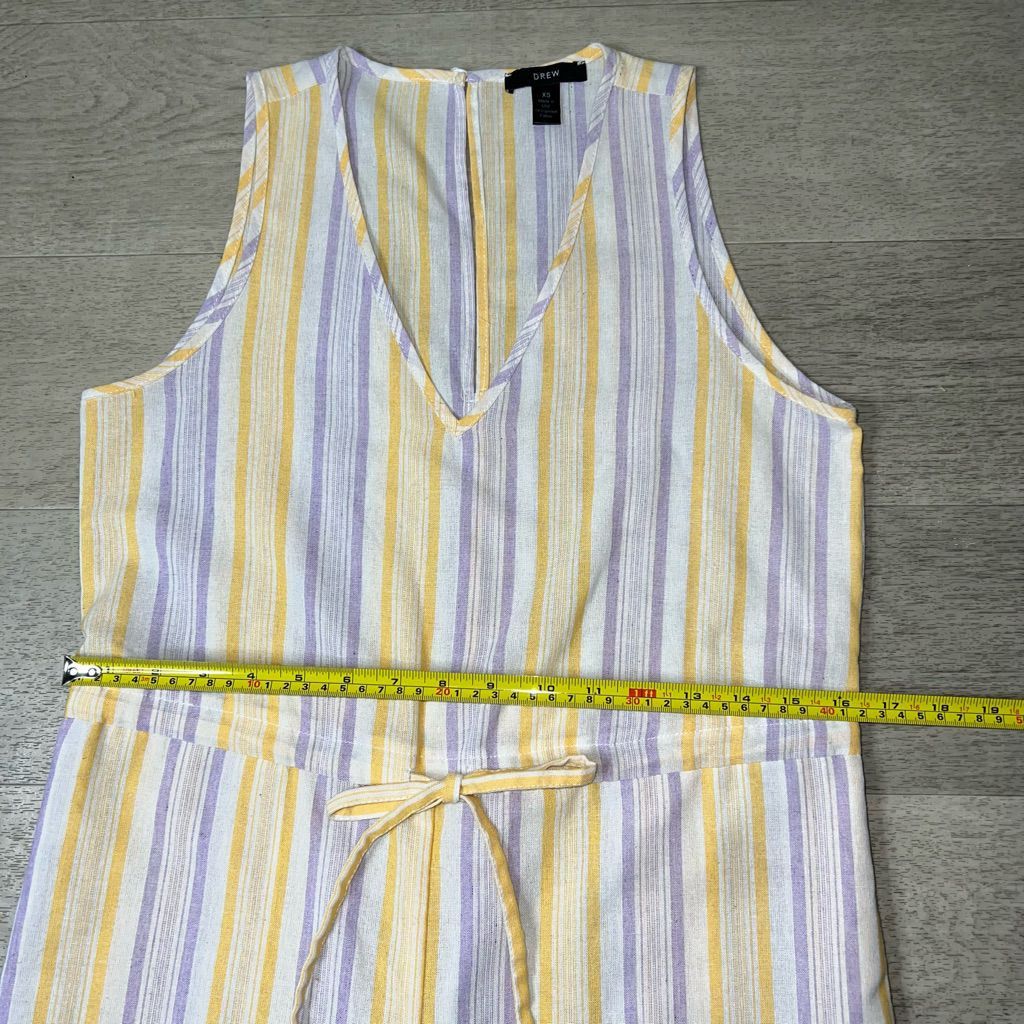 Drew House DREW x Anthropologie, Cole Jumpsuit Striped Sleeveless Wide Size 26" / US 2 / IT 38 - 10 Thumbnail