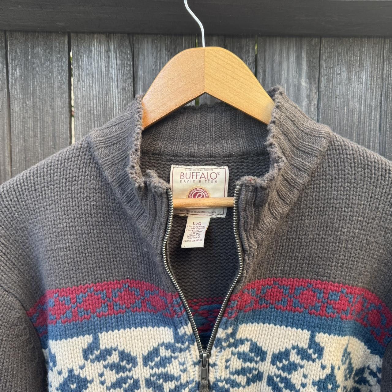Buffalo David Bitton Buffalo David Bitton Lamb Wool Sweater Size US L / EU 52-54 / 3 - 6 Thumbnail