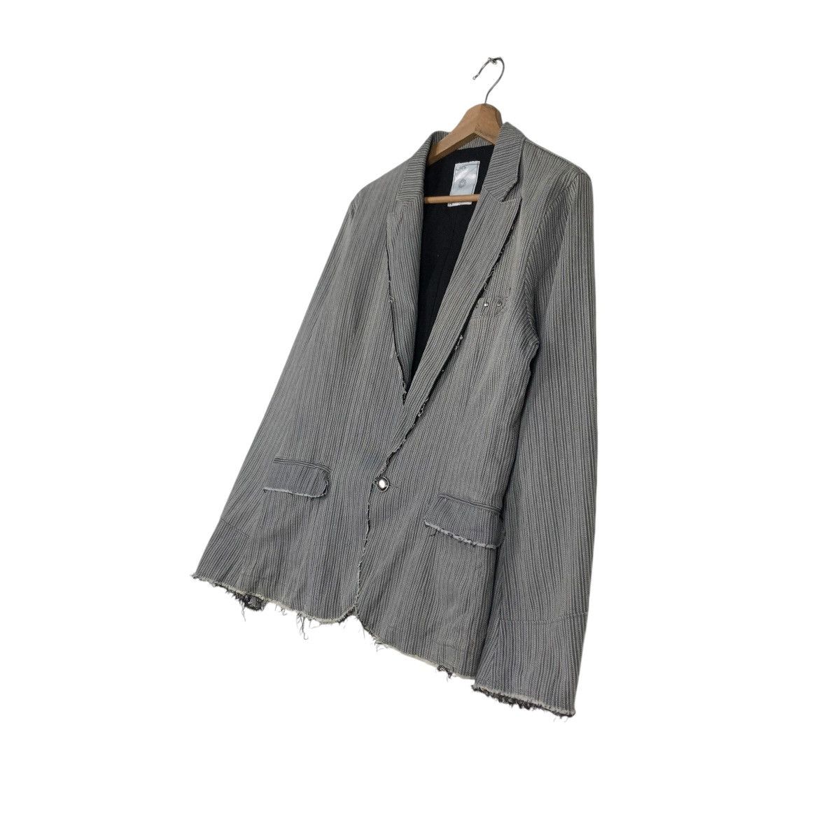 Japanese Brand 🔥VINTAGE HICKORY CHORE JACKET SPIN ISSEY MIYAKE Size US M / EU 48-50 / 2 - 2 Thumbnail