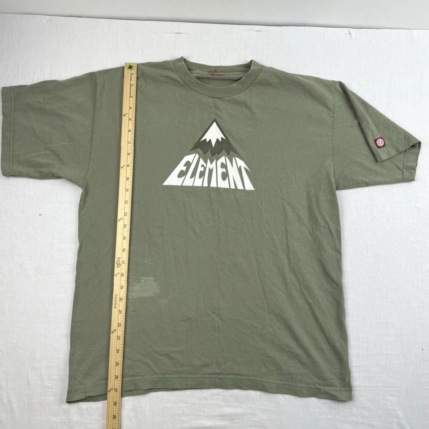 Element VINTAGE Element Shirt Adult Medium Green Grunge Y2K Graphic Tee 90s USA Mens Size US M / EU 48-50 / 2 - 6 Thumbnail
