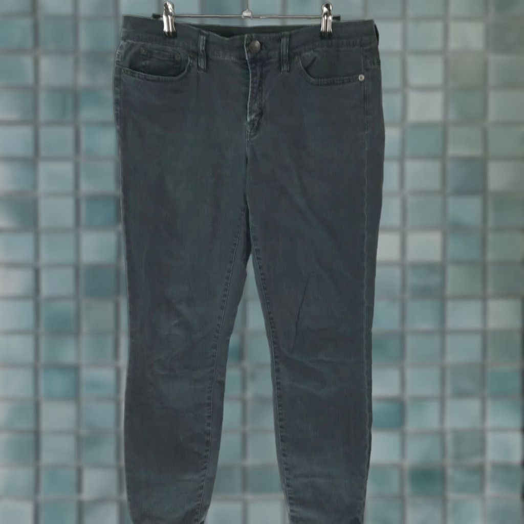 Denime VINTAGE J Crew Toothpick Womens Casual Skinny Leg Stretch Black Denim Jeans Size 30 Size 30" / US 8 / IT 44 - 1 Thumbnail