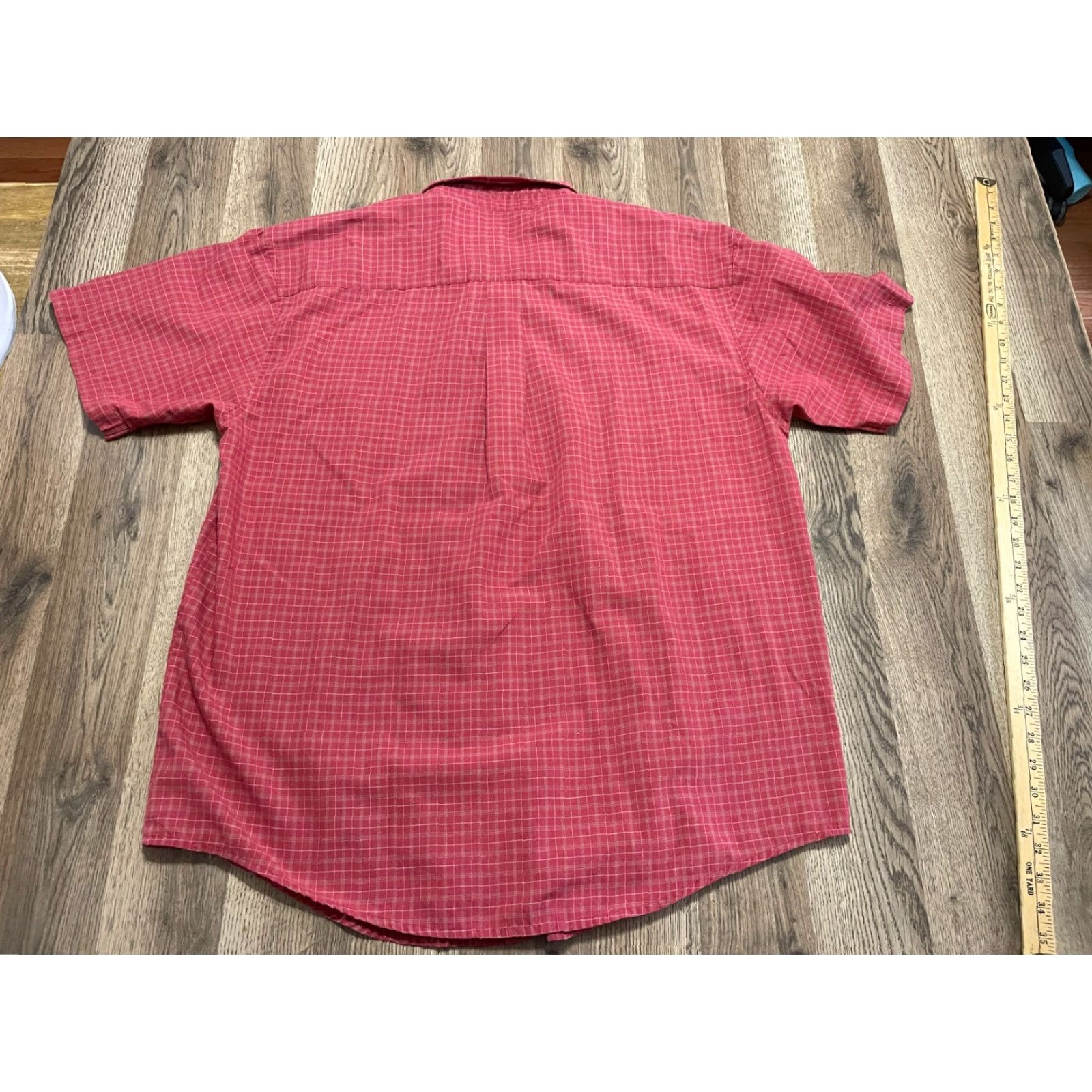 Vintage Northcrest Shirt Men L Red Plaid Short Sleeve Button-Up Shirt Size US L / EU 52-54 / 3 - 2 Thumbnail