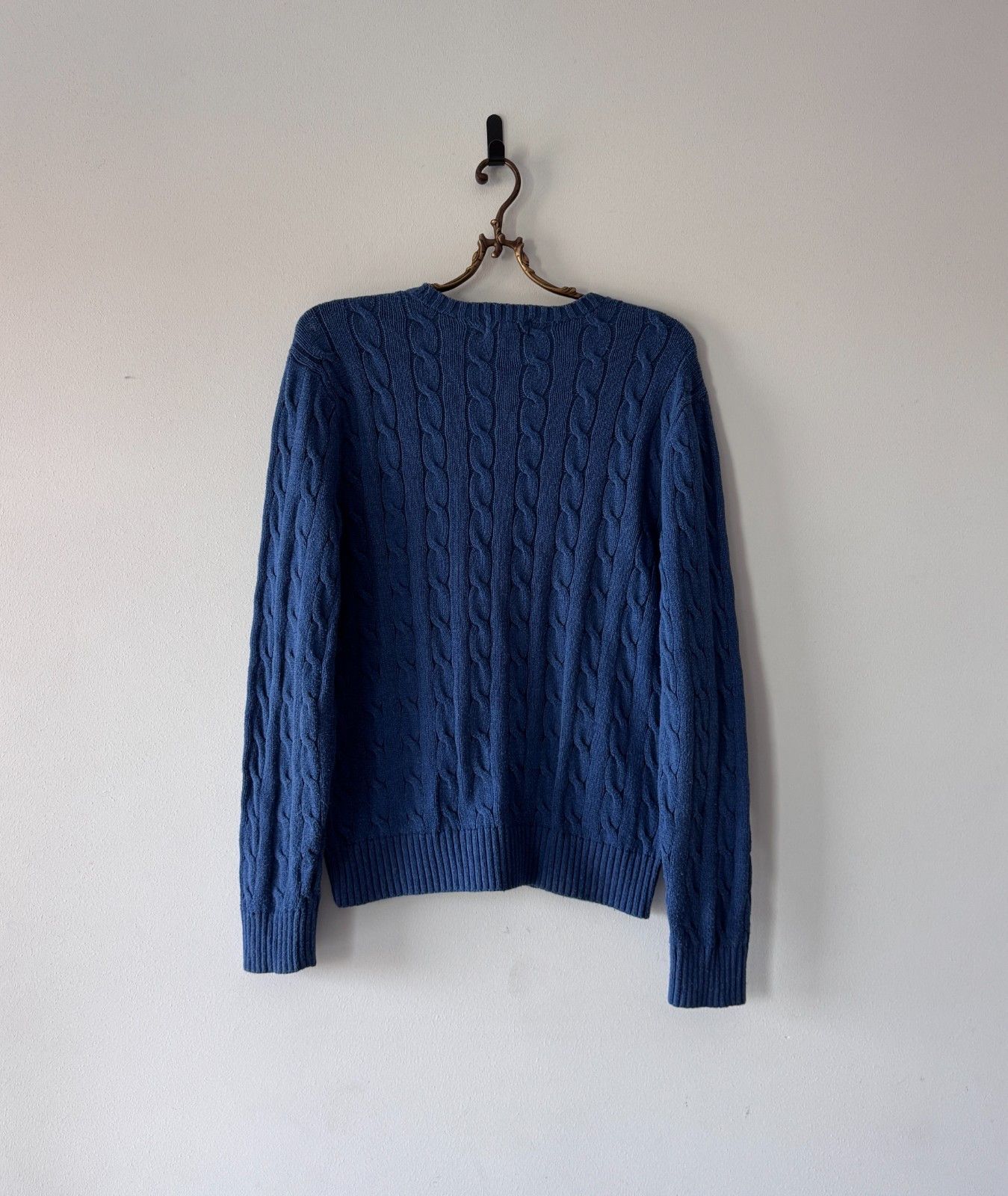 Polo Ralph Lauren Ralph Lauren Knitted Vintage Sweater Blue Men’s Oldmoney Size US M / EU 48-50 / 2 - 12 Thumbnail