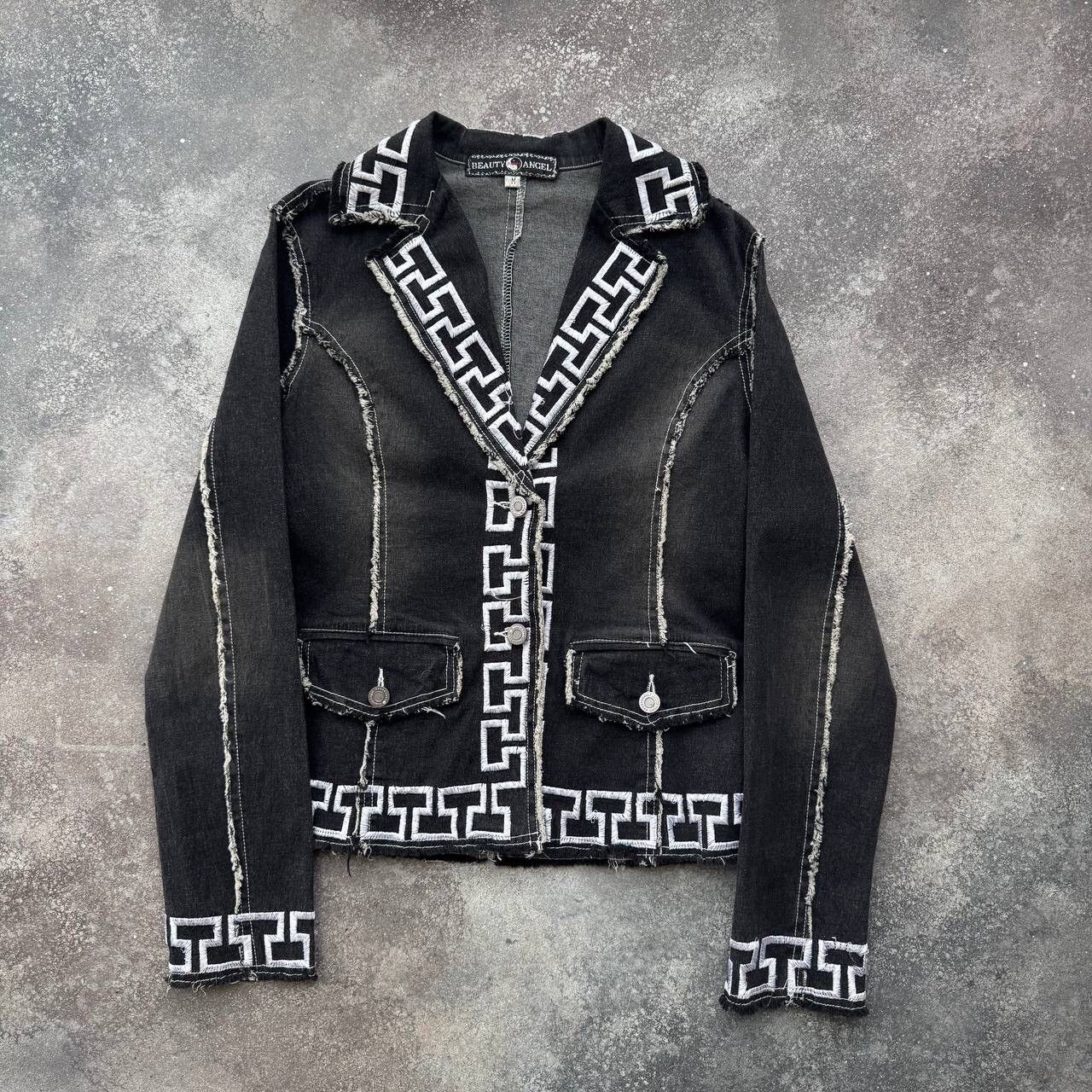 Hysteric Glamour × If Six Was Nine × Japanese Brand Beauty Angel Paris Vintage Gothic Denim Jacket Size M / US 6-8 / IT 42-44 - 1 Thumbnail