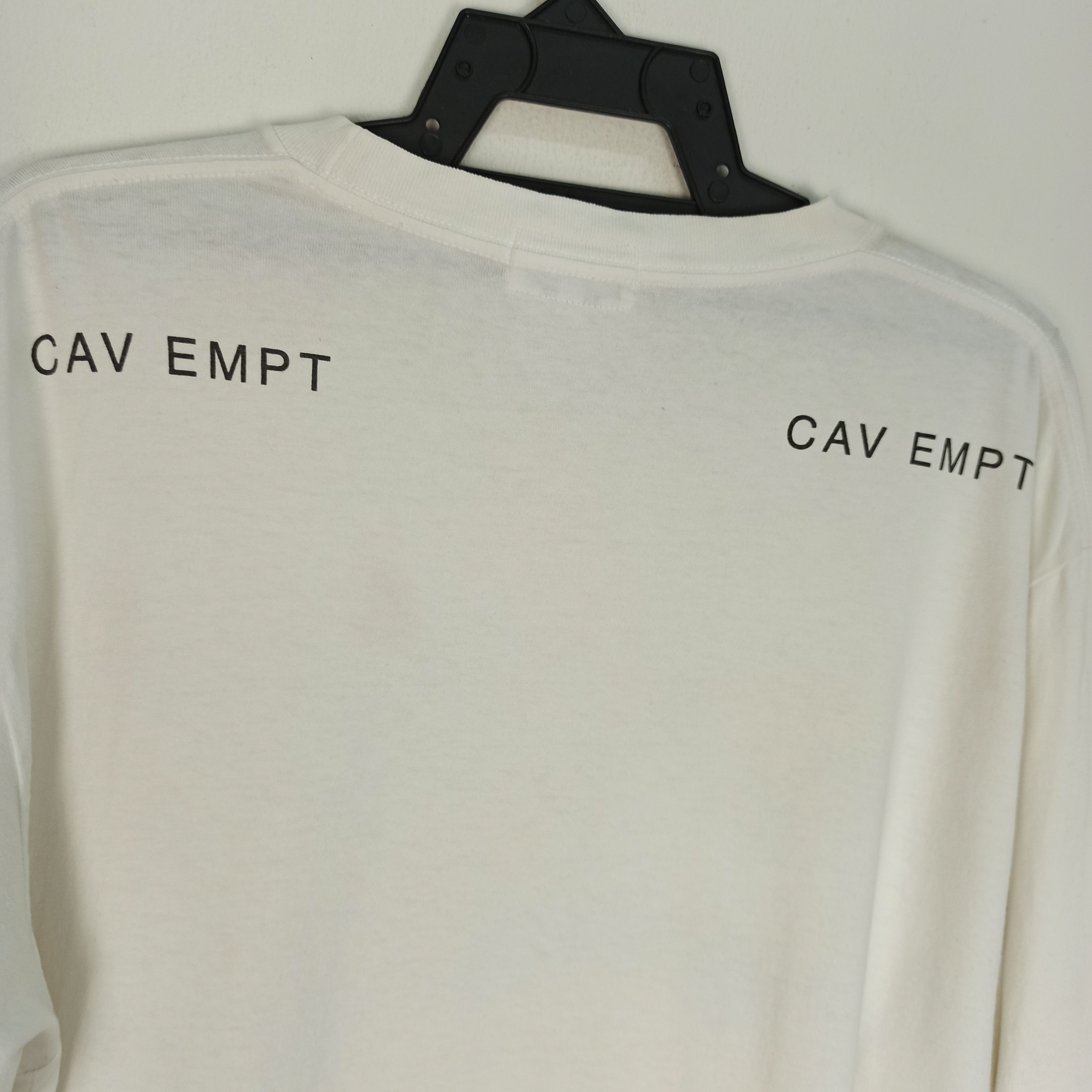 Cav Empt Cav Empt White Long Sleeve Tshirt Size US L / EU 52-54 / 3 - 7 Thumbnail