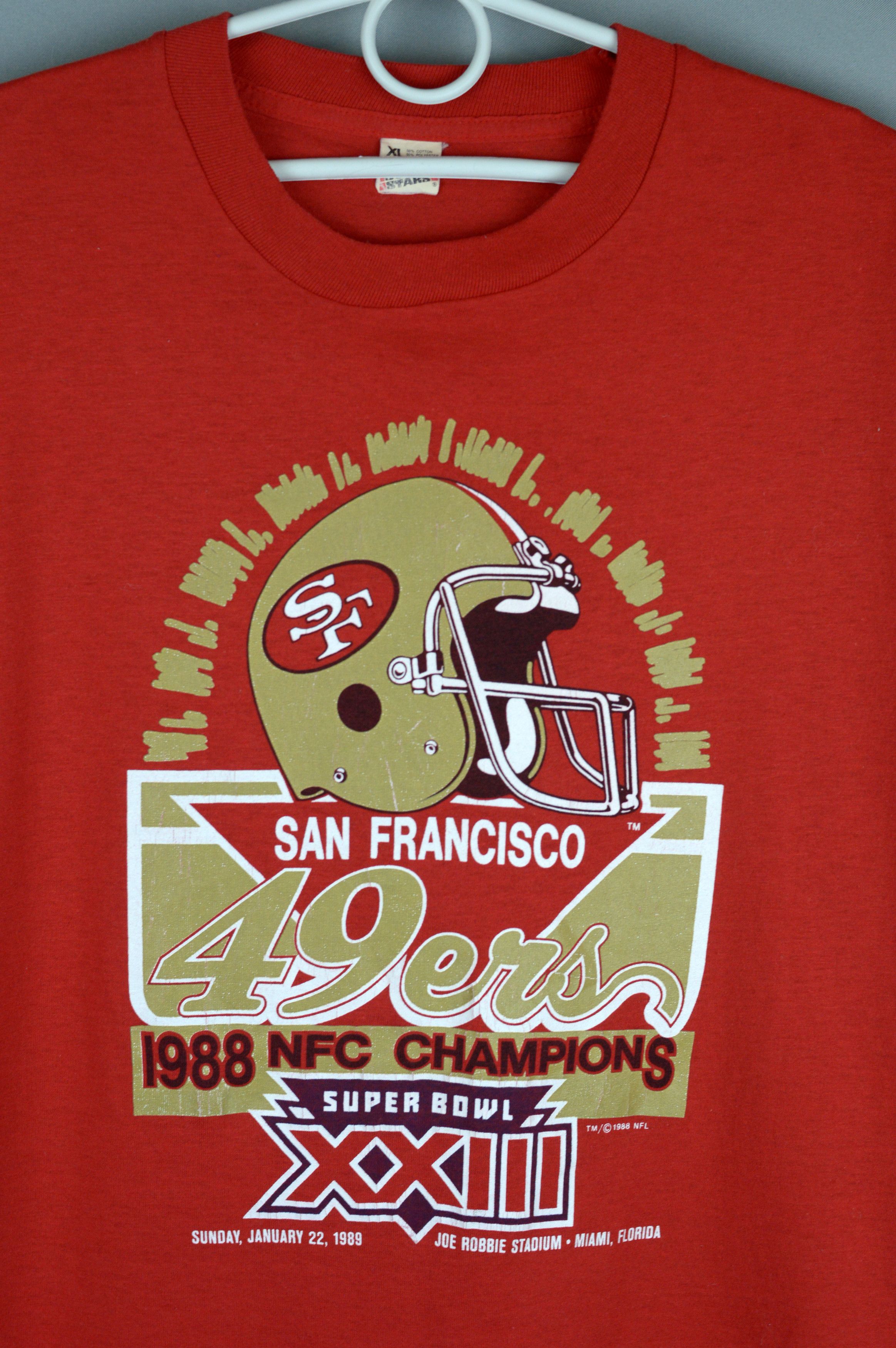 Vintage Vintage San Francisco 49ers Super Bowl 1988 t shirt Size US L / EU 52-54 / 3 - 2 Thumbnail