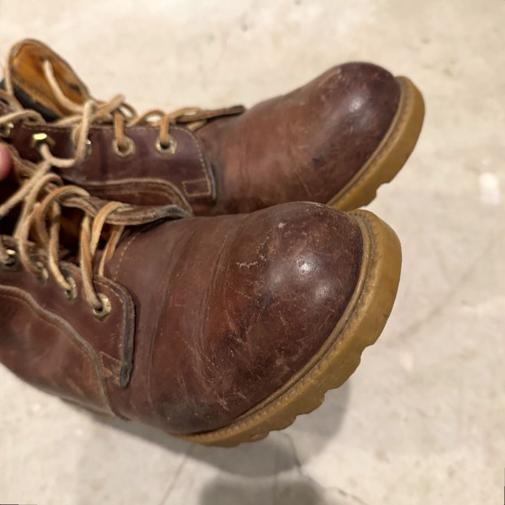 Timberland VINTAGE Timberland Boot Chukka Men 8 M Brown 80s RARE Shoes Craft Comfort Cushioned Rubber Leather UK US Shoe Size 8 Mens Size US 8 / EU 41 - 6 Thumbnail