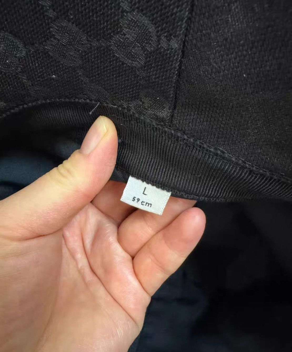 Gucci gucci black bucket hat with gold logo-2507 Size ONE SIZE - 5 Thumbnail