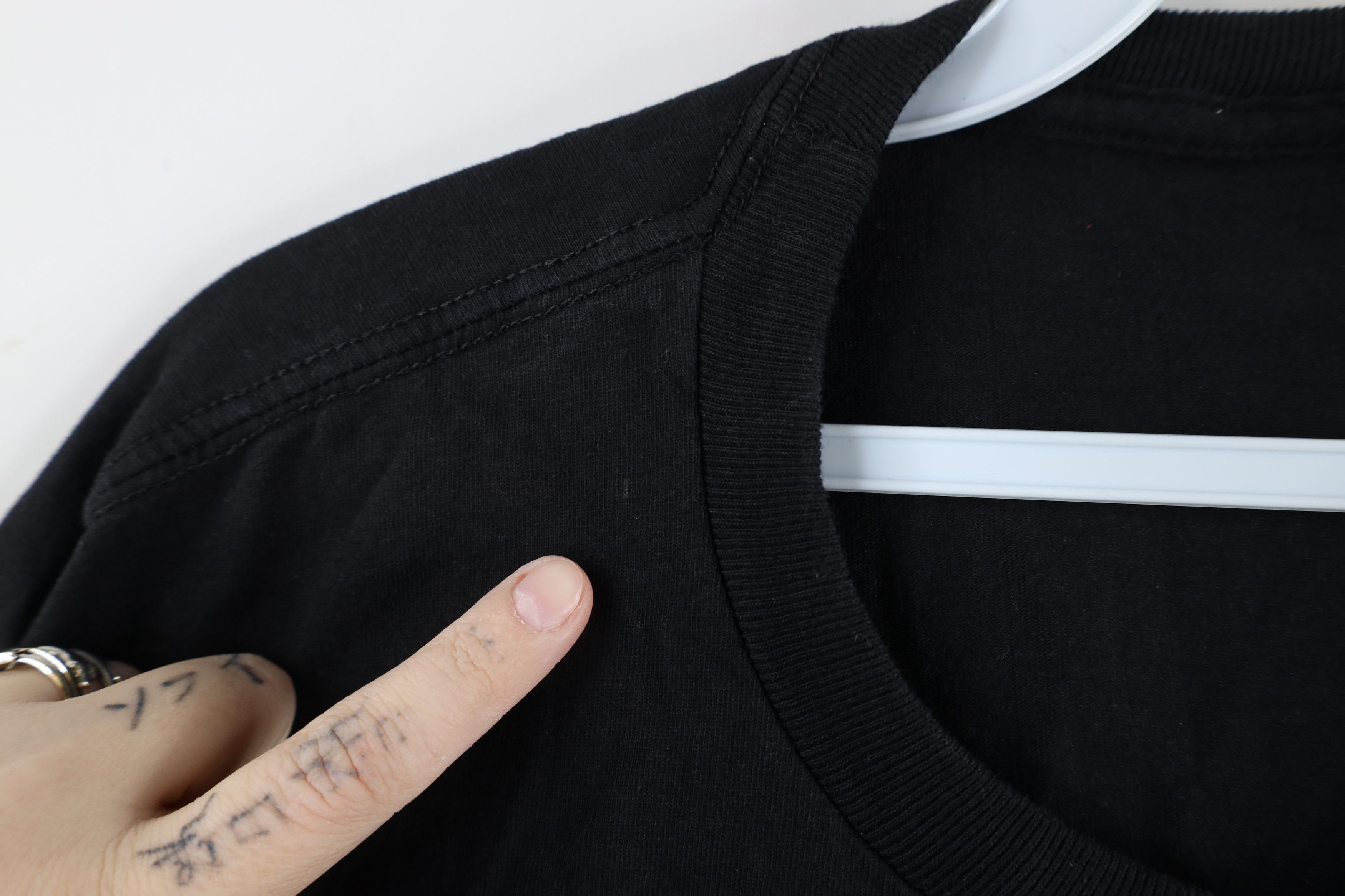 Vintage Vintage 90s Streetwear Short Sleeve T-Shirt Black Cotton Size US XXL / EU 58 / 5 - 5 Thumbnail