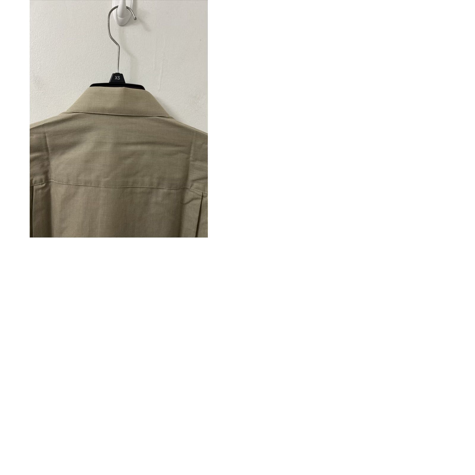 Geoffrey Beene Geoffrey Beene Dress Shirt Mens 17 32/33 Brown Button Up Wrinkle Free L/S Size 46R - 9 Thumbnail
