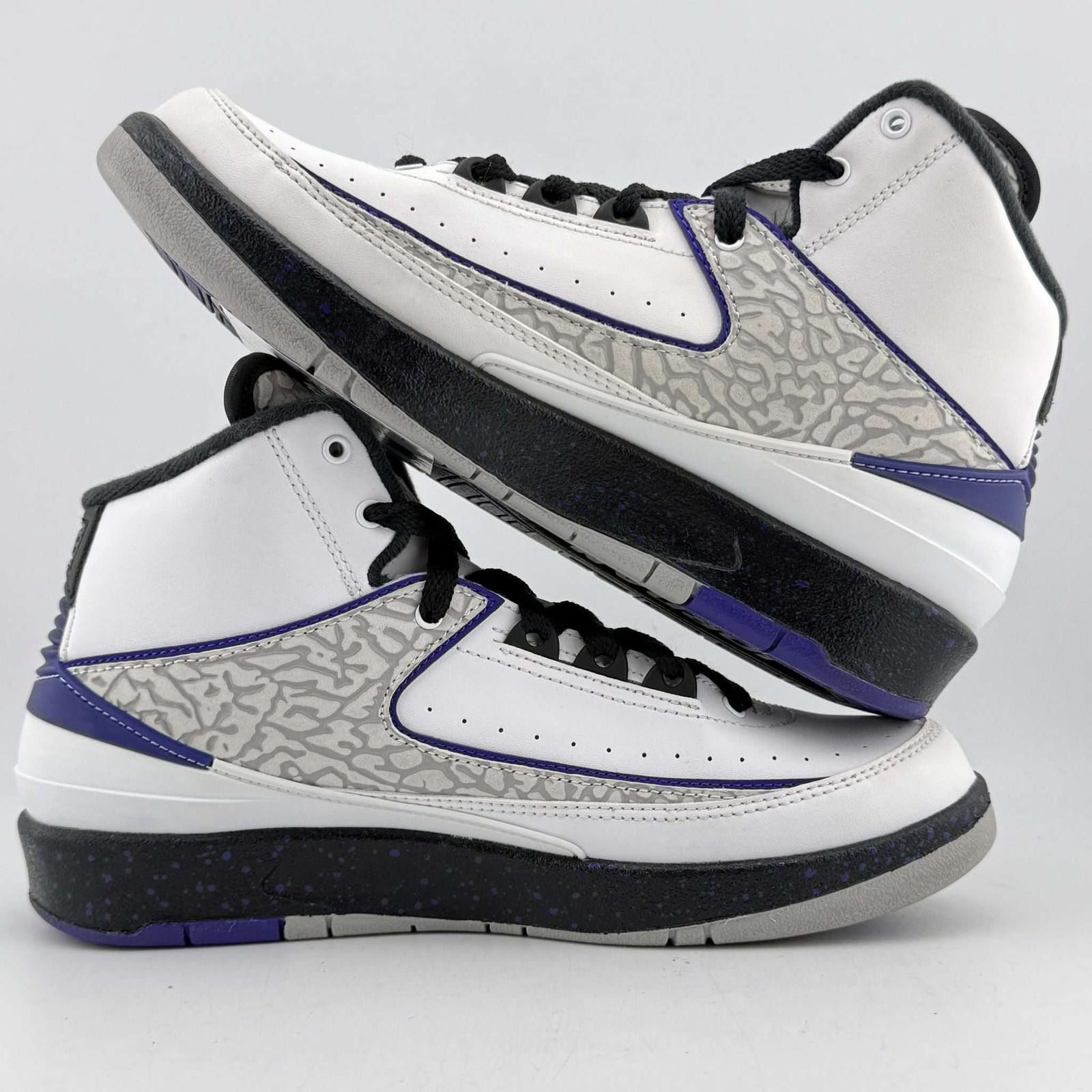 Nike Air Jordan 2 Retro BG Dark Concord 5Y Used OG Box 395718-153 Size US 5 / EU 37 - 7 Thumbnail