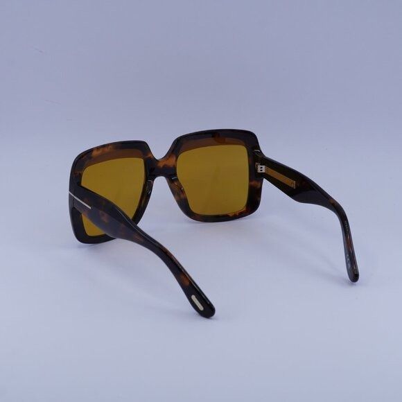 Tom Ford Tom Ford FT1194 52E Aurora Sunglasses Dark Havana Square Size ONE SIZE - 4 Thumbnail
