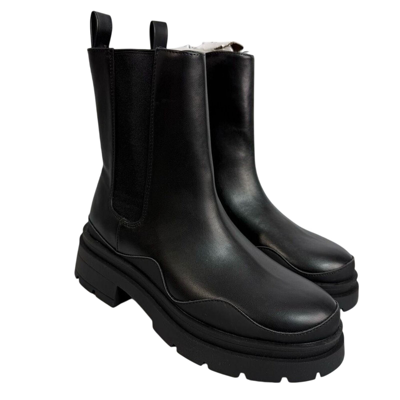 Wild Bunch Wild Pair Women's Combat Boots sz 7.5 Pull On NEW #M137 Size US 7.5 / IT 37.5 - 8 Thumbnail