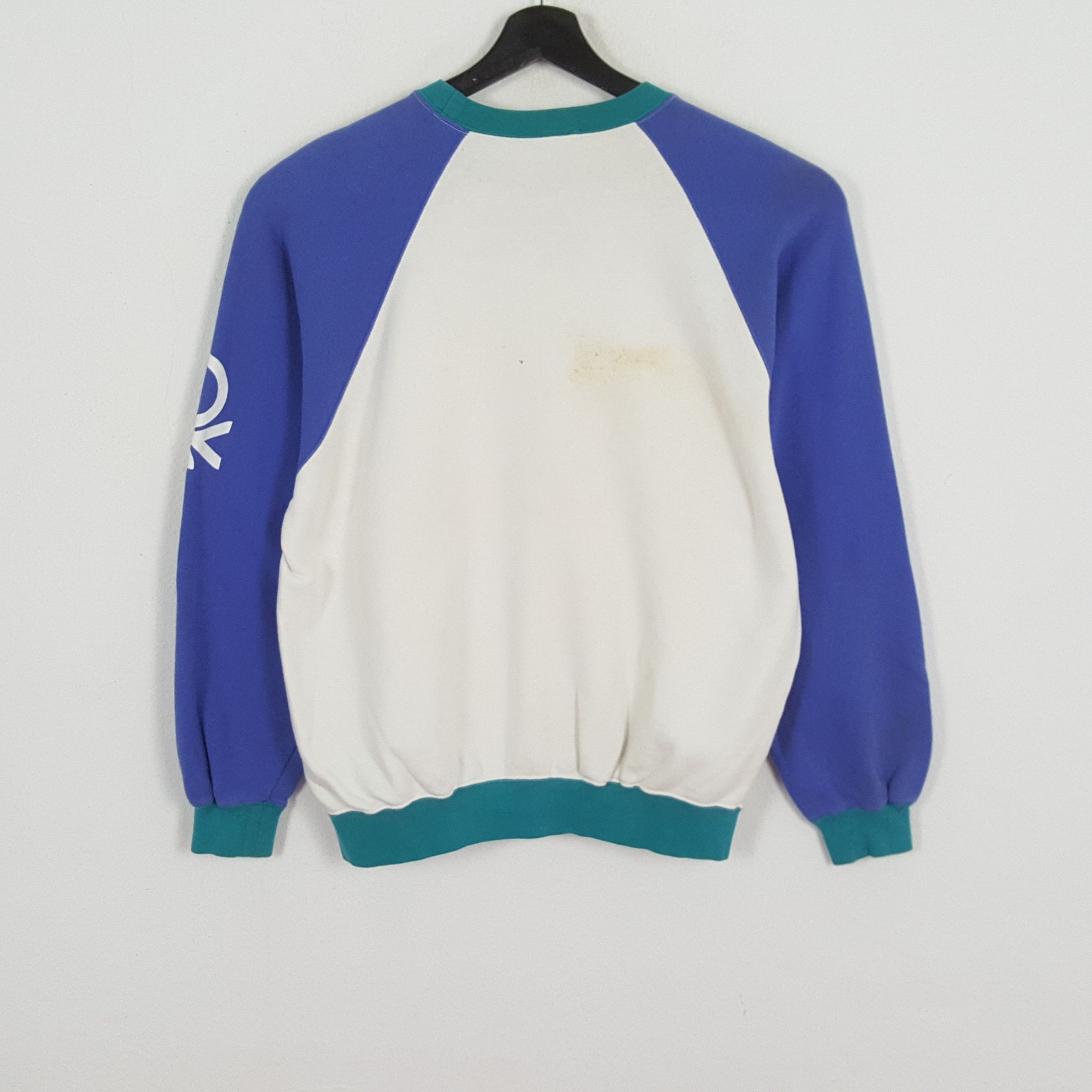 Benetton × Vintage BENETTON FORMULA Streetwear Style Sweatshirt Size US L / EU 52-54 / 3 - 3 Thumbnail