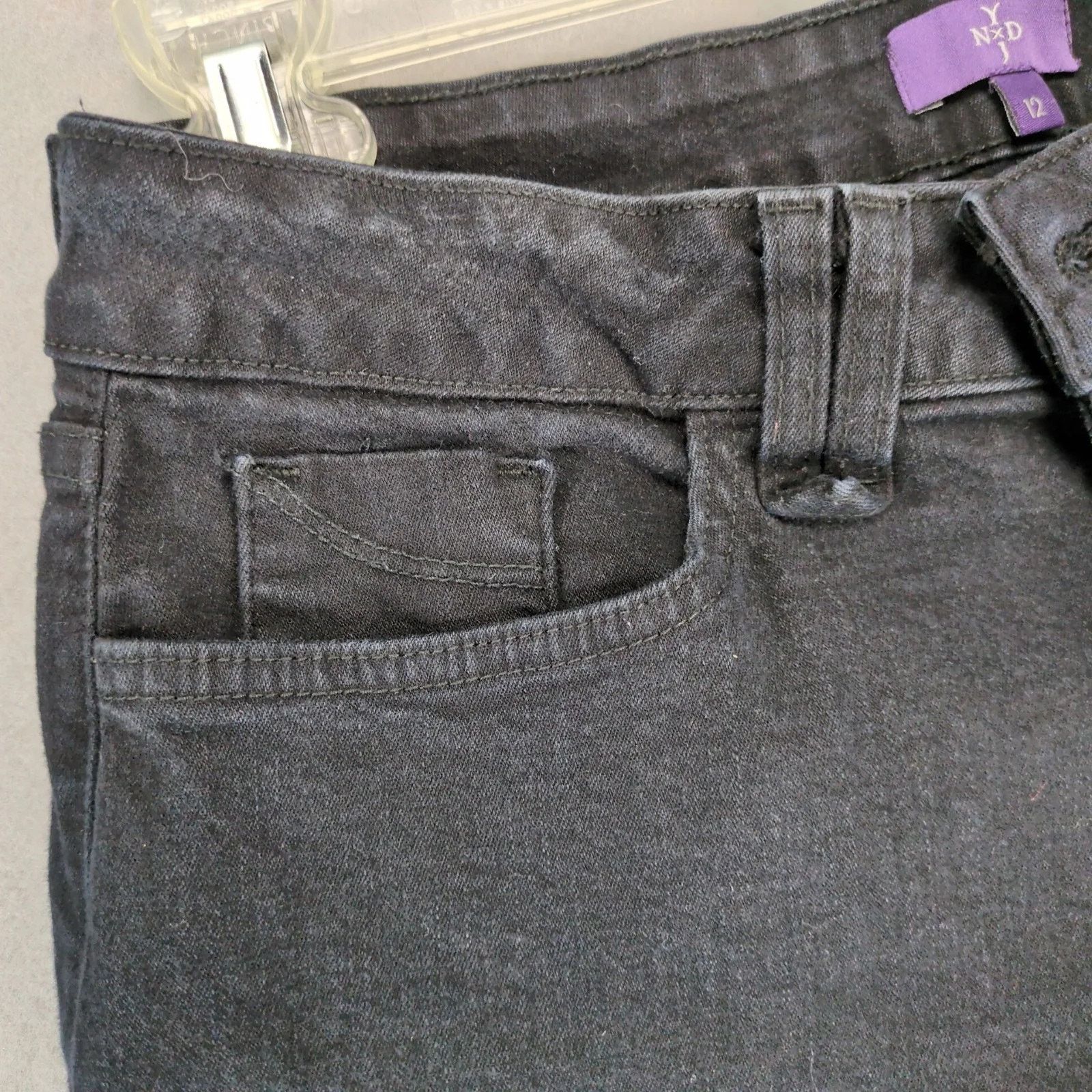 NYDJ NYDJ Straight Leg Jeans Women's 12 Stretch 30x29" Lift Tuck Size 34" / US 12 / IT 48 - 8 Thumbnail
