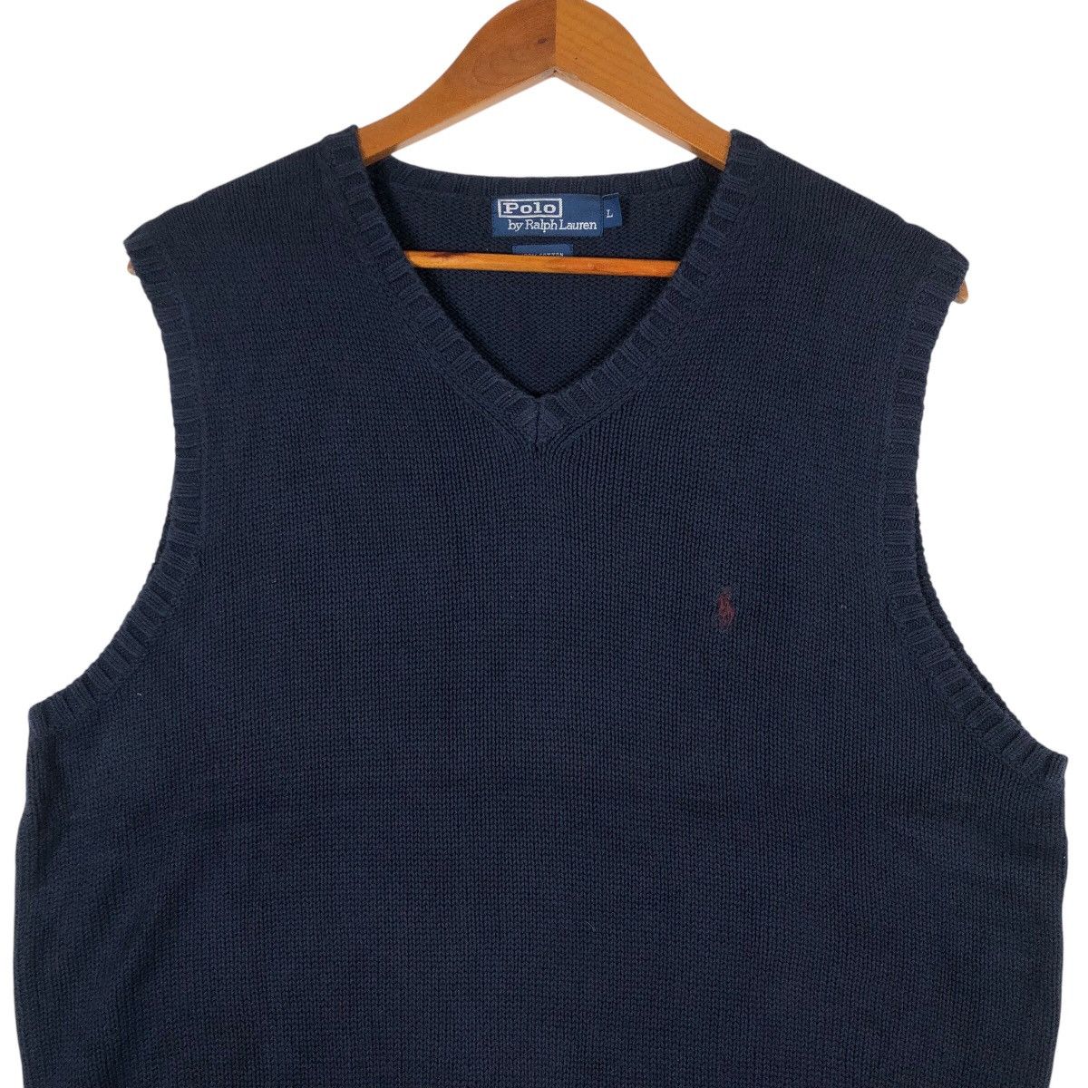 Polo Ralph Lauren POLO RALPH LAUREN Sleeveless Knit Sweater Size US L / EU 52-54 / 3 - 2 Thumbnail