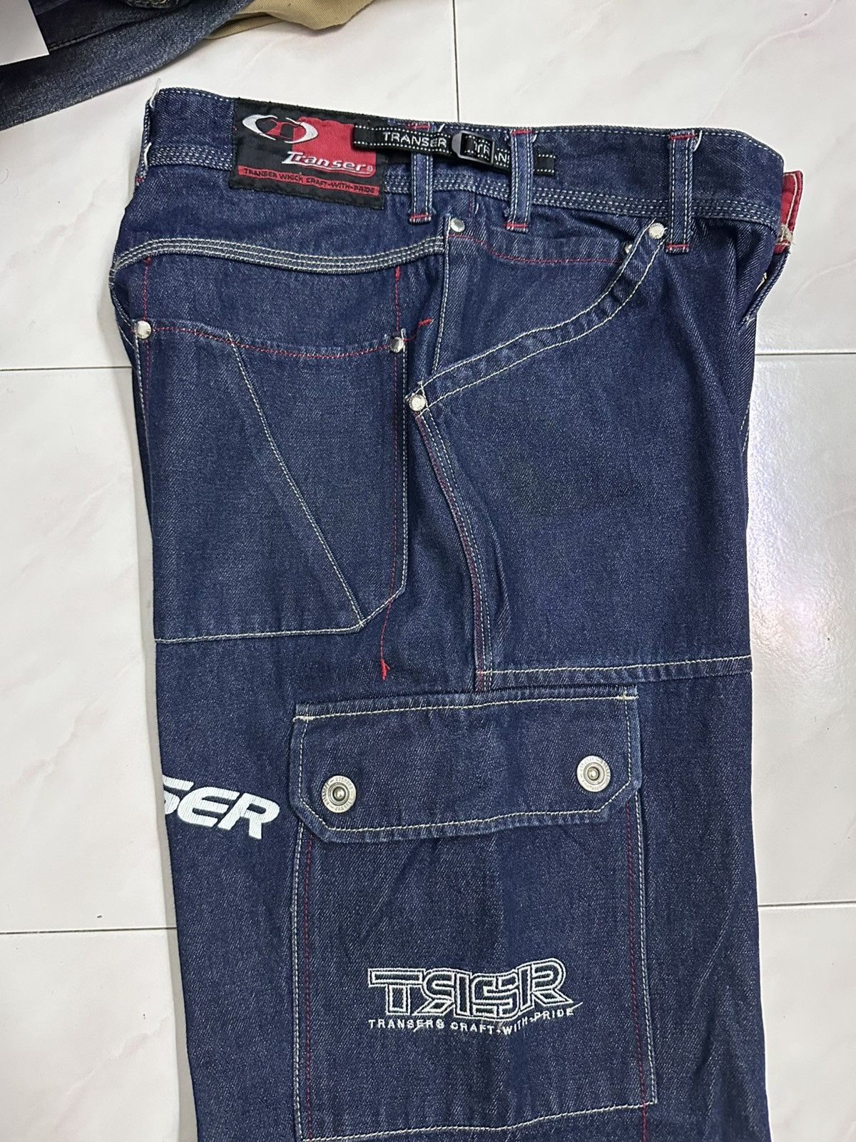 GOA 2000s Deadstock Transer Baggy Jeans Y2K Goa Jnco Lgb Style Size US 29 - 8 Thumbnail