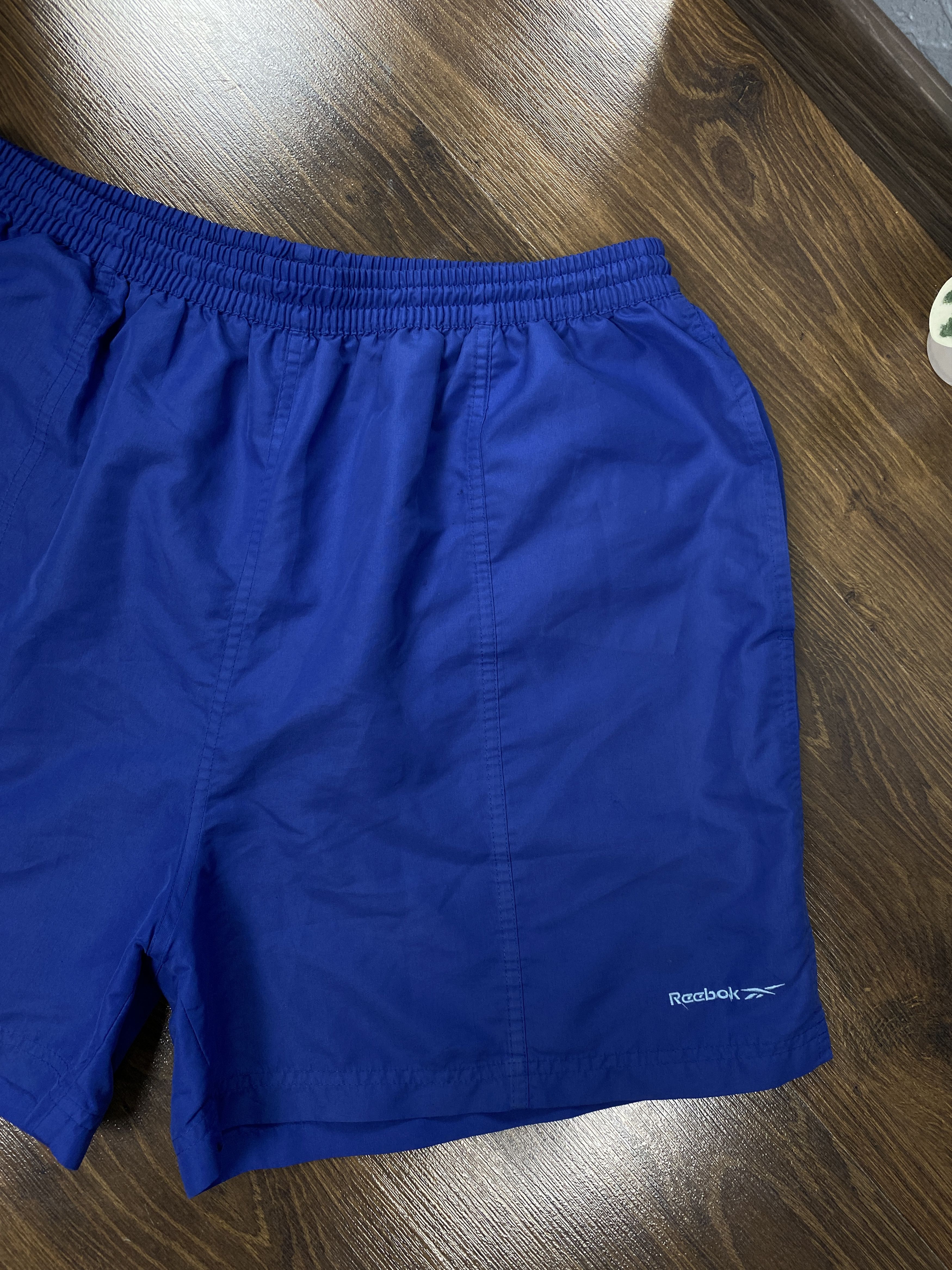 Reebok × Vintage Reebok Vintage Mens Nylon Shorts Size US 36 / EU 52 - 2 Thumbnail