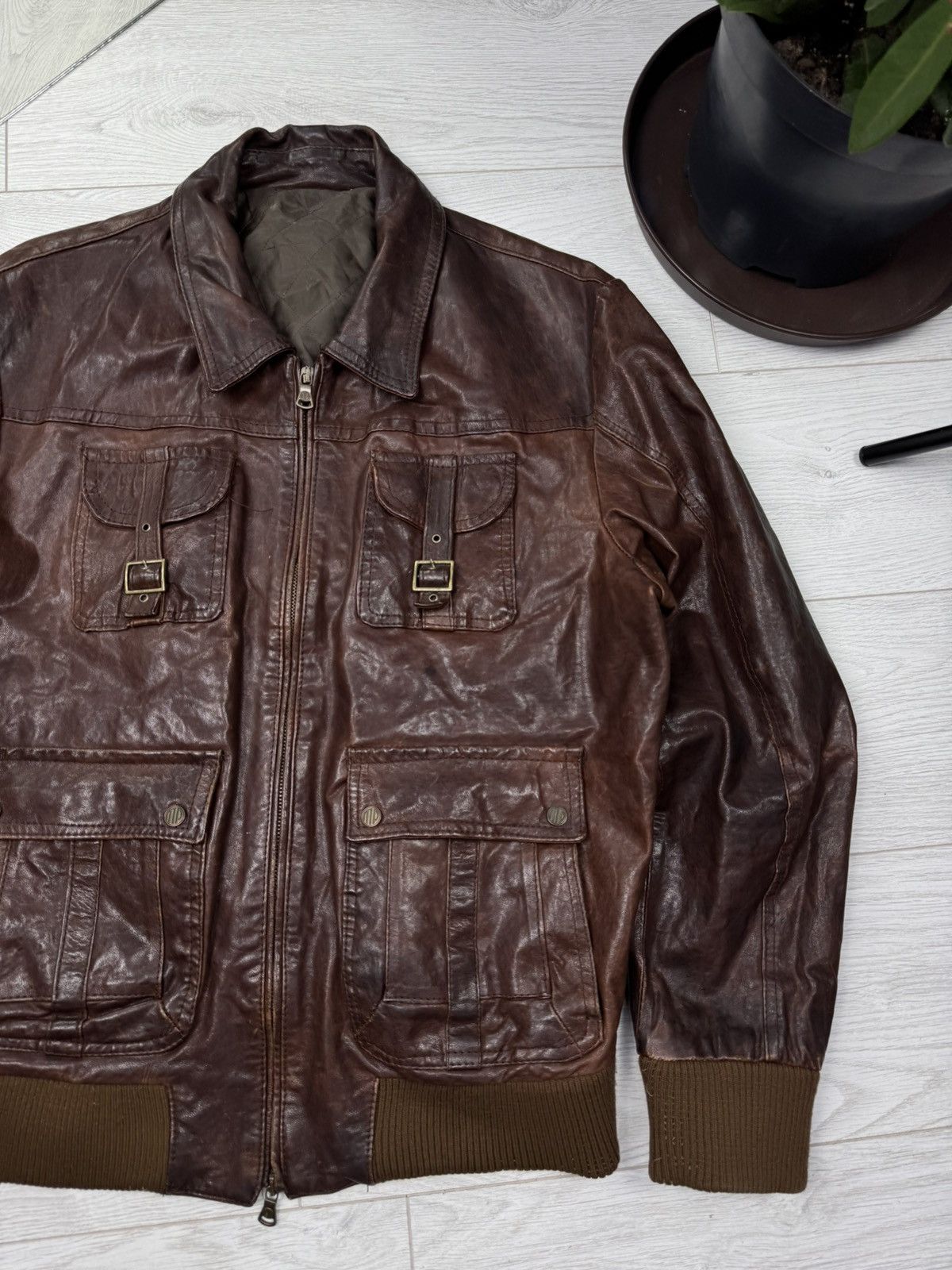 Hysteric Glamour CRAZY RICK OWENS STYLE SUEDE LEATHER JACKET FUR HOOD SWAG Size US M / EU 48-50 / 2 - 3 Thumbnail
