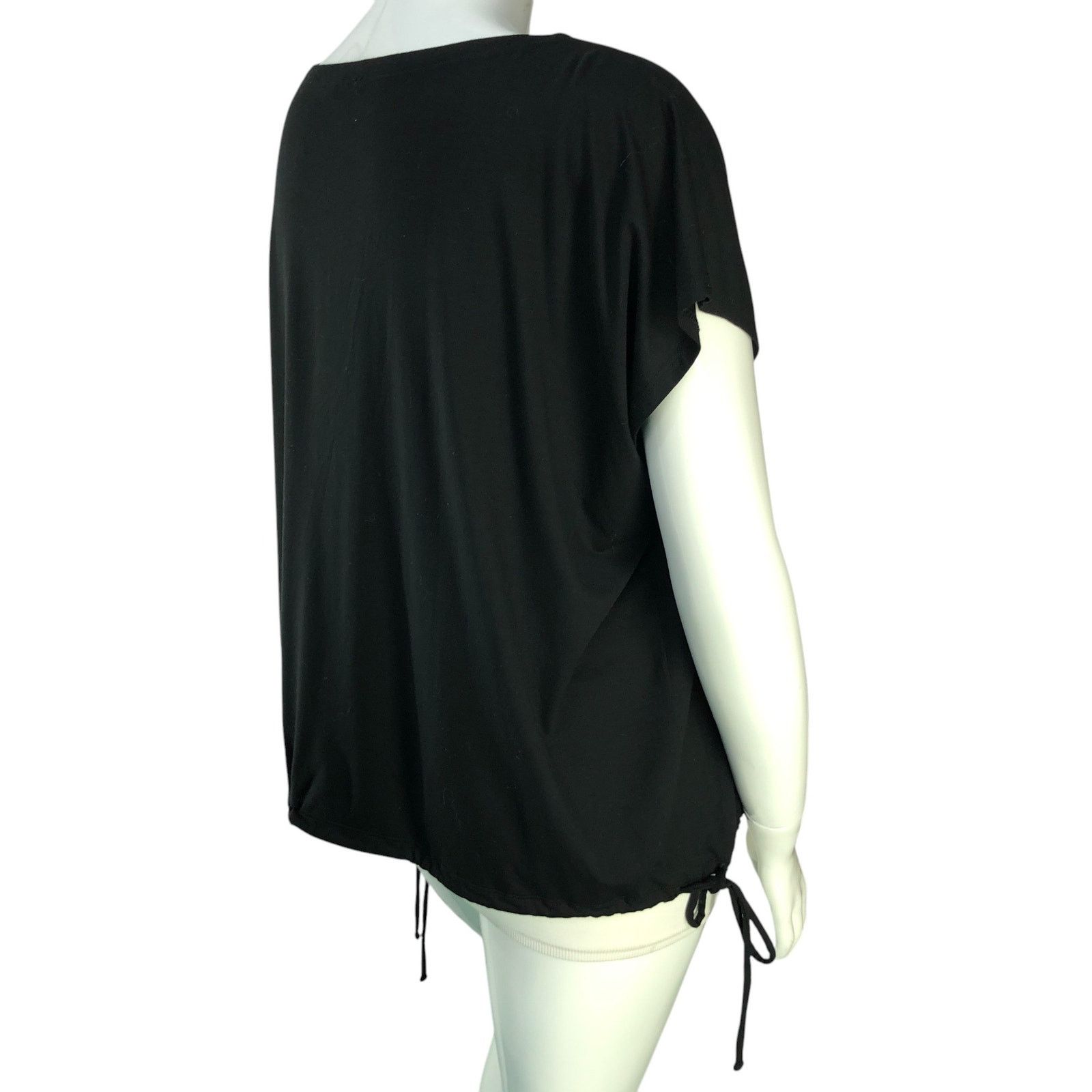 Eileen Fisher Eileen Fisher Size 3X Top Fine Jersey Square Drawstring Hem Size 3XL / US 20-22 - 8 Thumbnail