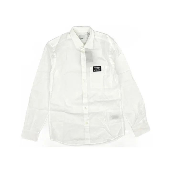 Burberry Burberry Burberry Logo Detail Stretch Cotton Shirt-2507 Size US S / EU 44-46 / 1 - 2 Thumbnail