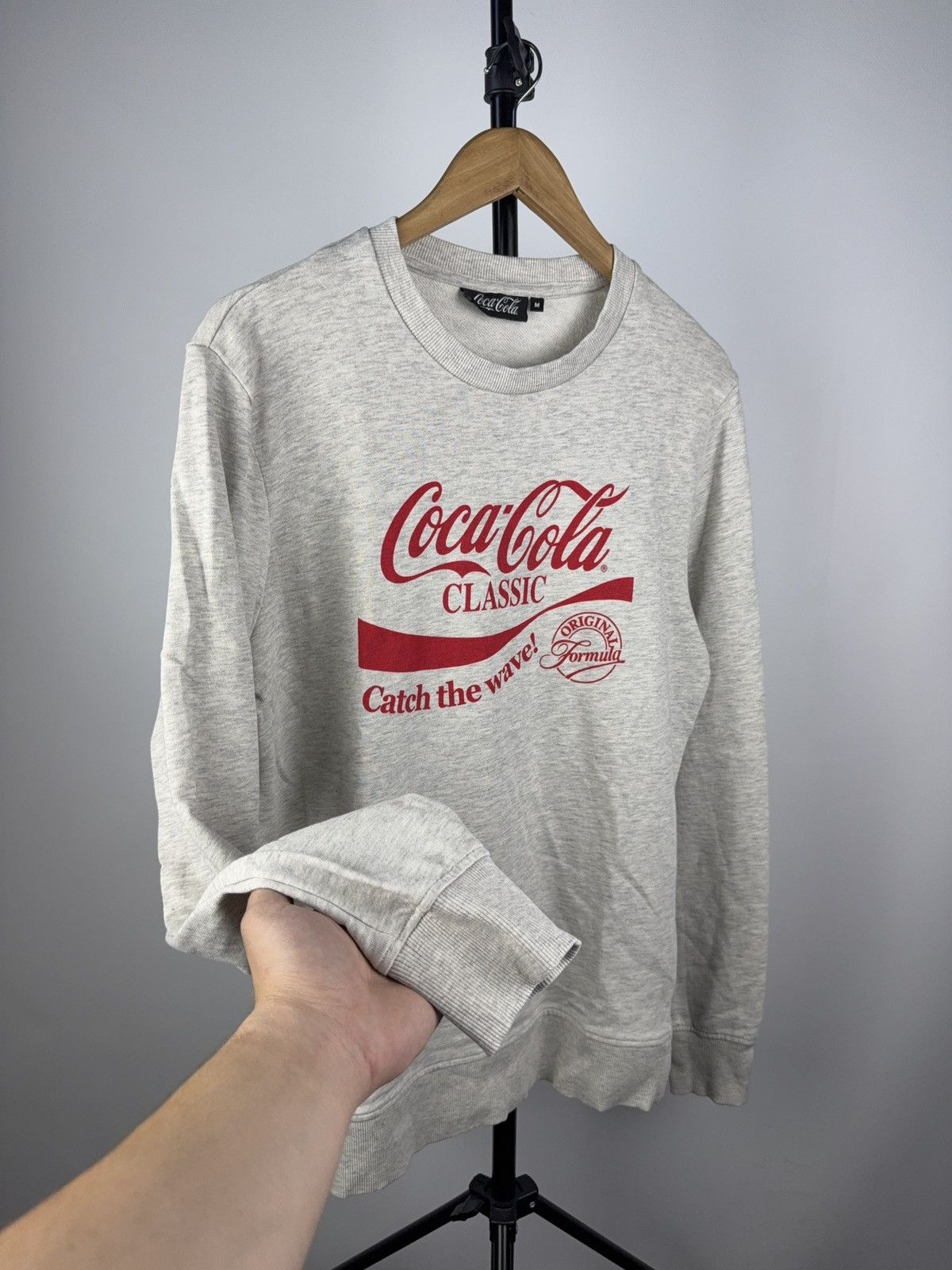 Coca Cola Coca-Cola Classic Sweatshirt Catch The Wave Grey M Size US M / EU 48-50 / 2 - 4 Thumbnail