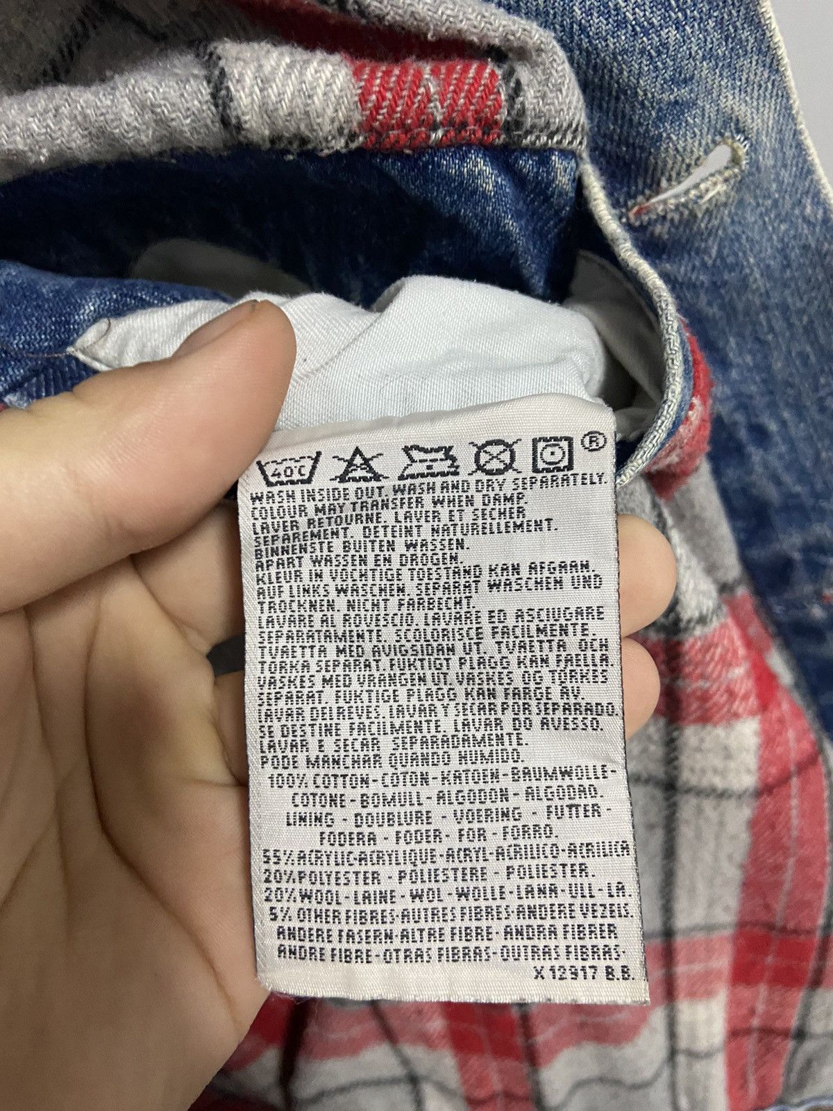 Levi's Vintage Clothing × Vintage Levi's vintage denim jacket pocket buttons Size US M / EU 48-50 / 2 - 7 Thumbnail