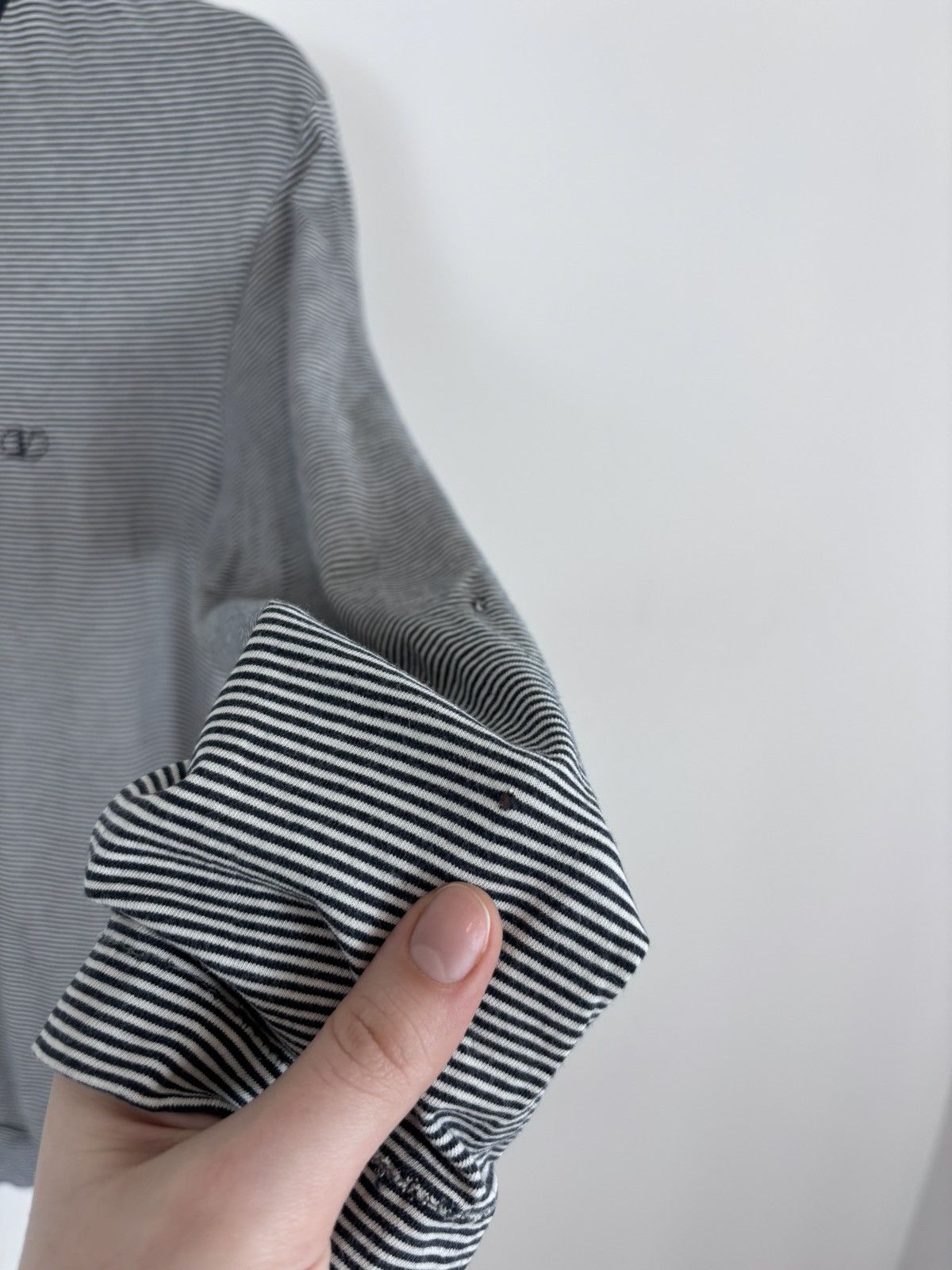 Valentino Vintage Valentino Studio Women’s Striped Long Sleeve T-Shirt Size M / US 6-8 / IT 42-44 - 11 Thumbnail
