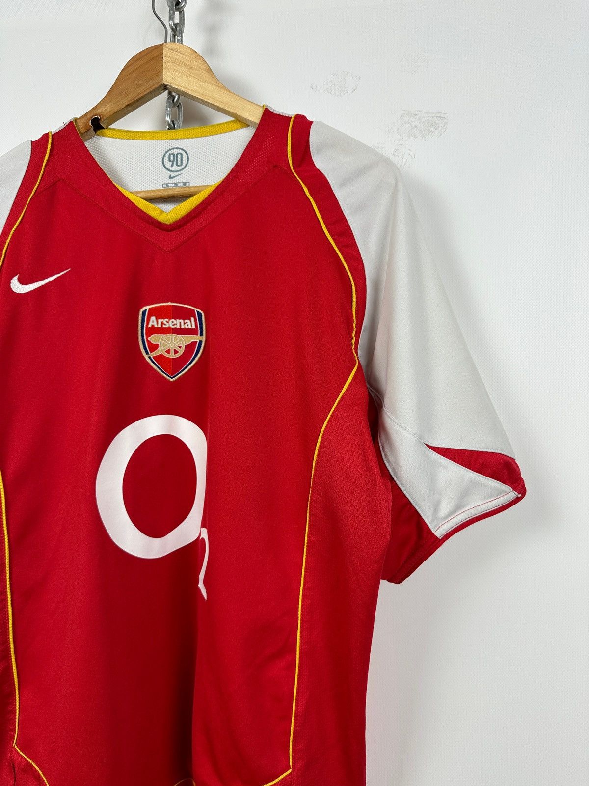 Nike 2004/05 Nike Arsenal FC Vintage Home Soccer Jersey Size US L / EU 52-54 / 3 - 4 Thumbnail