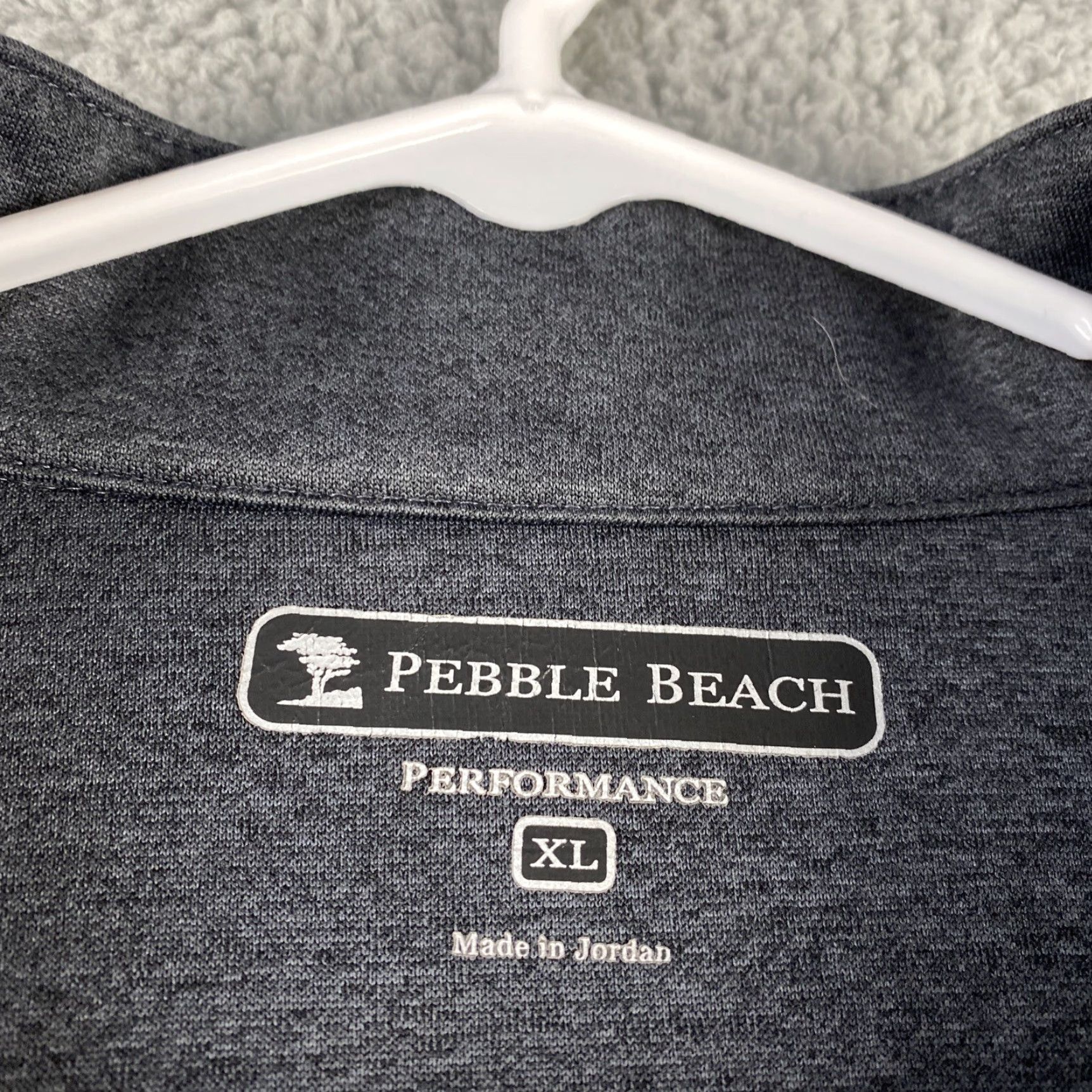 Vintage Pebble Beach 1/4 Zip Active Sweater Long Sleeve Shirt Men’s Large XL gray /43-36 Size US XL / EU 56 / 4 - 4 Thumbnail