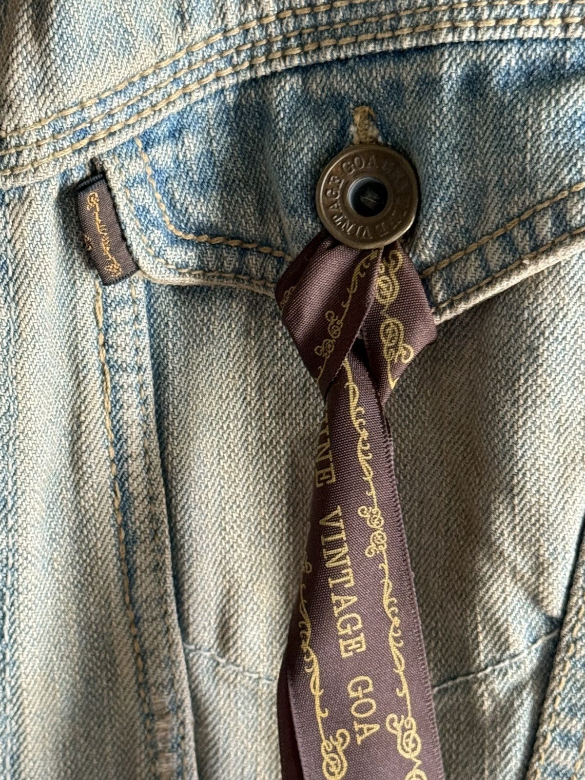 If Six Was Nine GOA WASHED DENIM JACKET Size US M / EU 48-50 / 2 - 4 Thumbnail