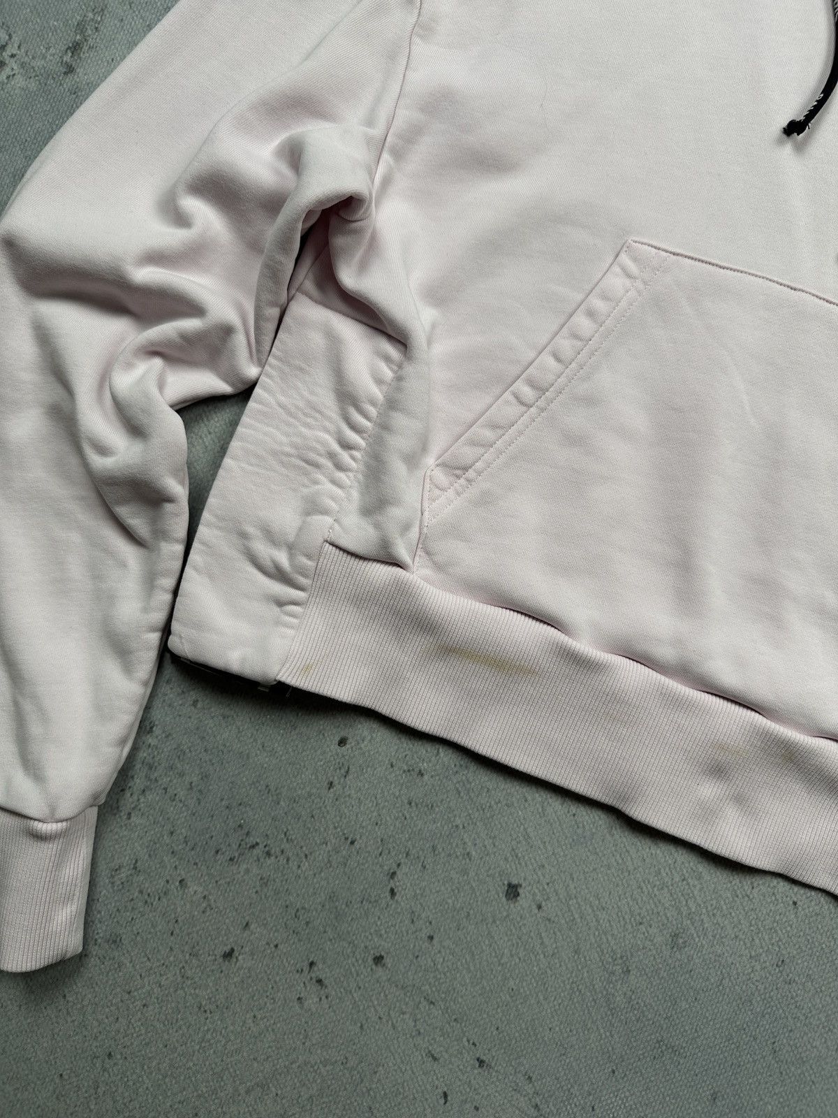 Balmain Balmain Paris Flocked Cropped Hoodie Lux With Logo Tape Trim Size S / US 4 / IT 40 - 4 Thumbnail