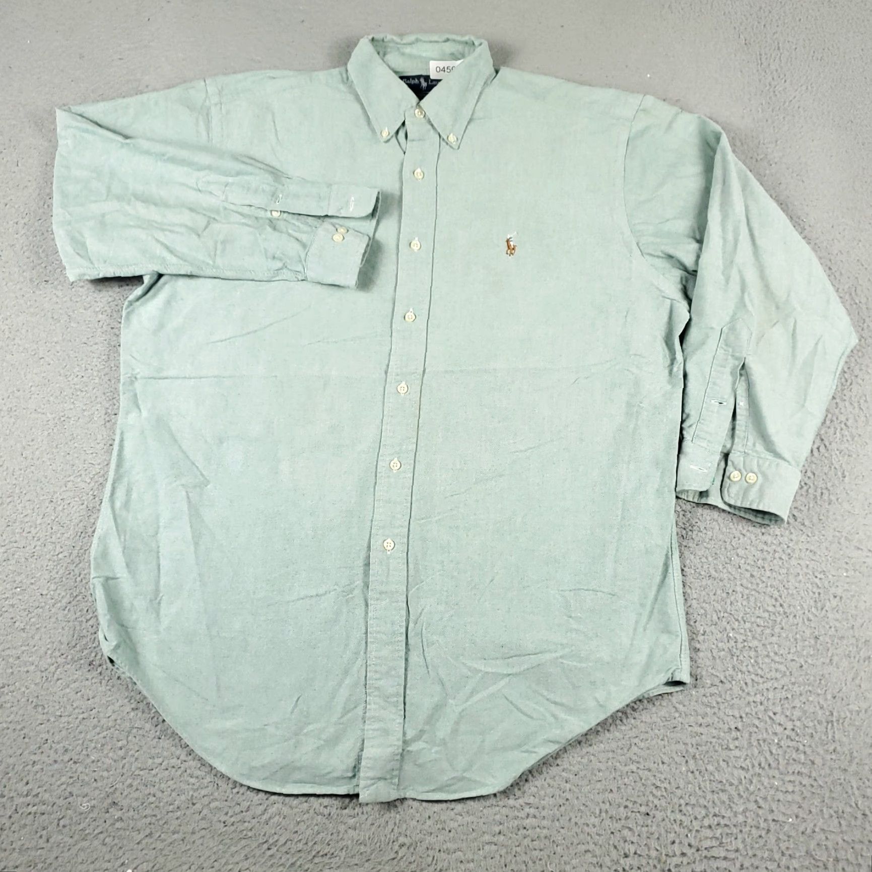 Ralph Lauren Ralph Lauren Shirt Mens 16 Green Dress Button Up Long Sleeve Size 42R - 2 Thumbnail