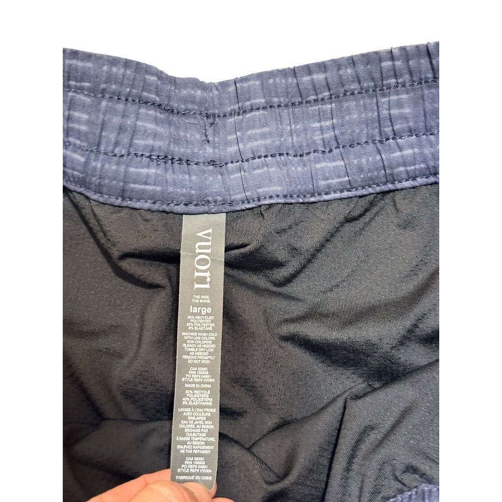 Vuori NWT Vuori Clementine Shorts Large Ink Shibori Grid Blue Prin Size 32" / US 10 / IT 46 - 5 Thumbnail