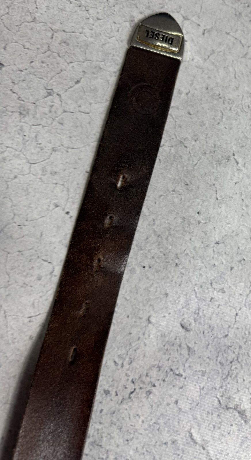 Diesel × Japanese Brand Diesel Leather Belt Hype Rare Y2K Brown Size ONE SIZE - 8 Thumbnail