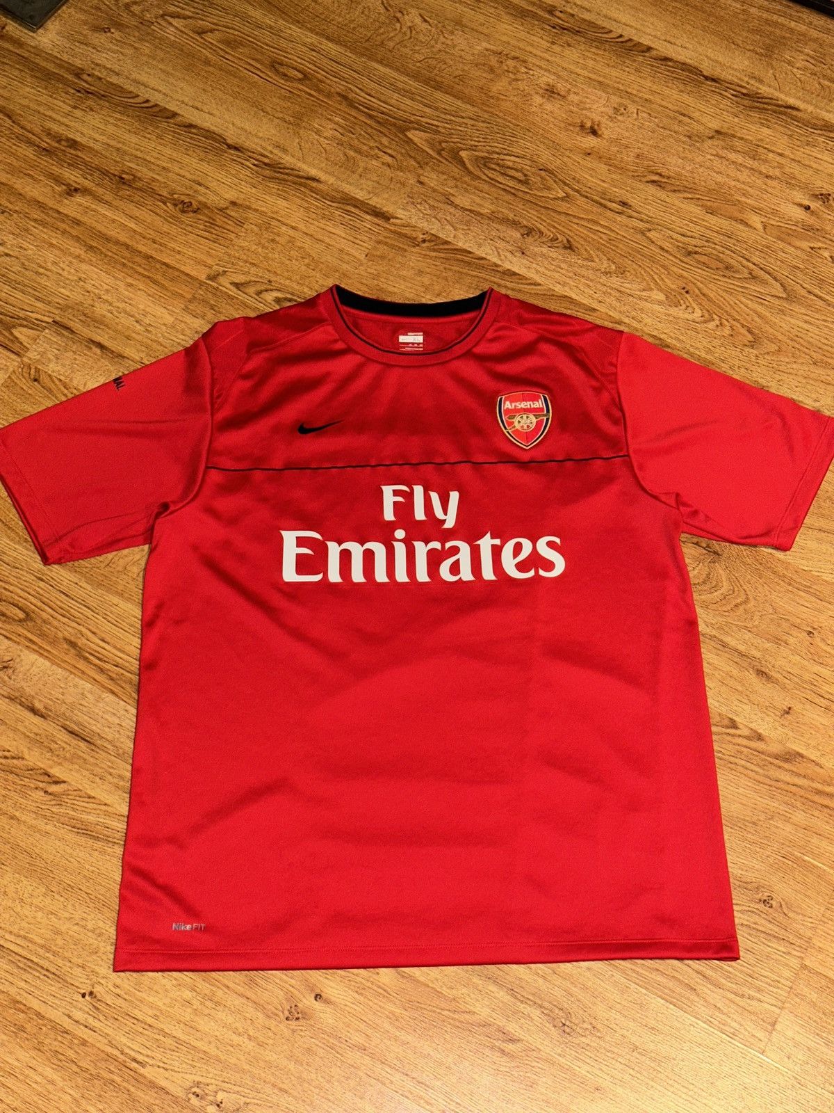Arsenal Football Shirt 2008/2009 Training Jersey Nike Soccer