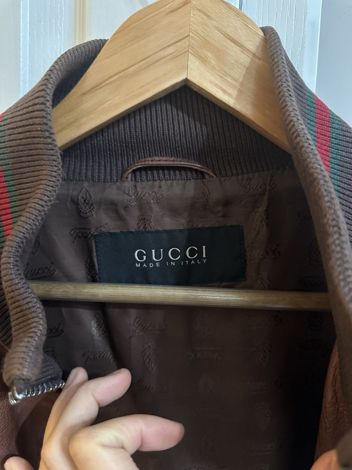 Gucci Gucci Leather Jacket Size US XXL / EU 58 / 5 - 5 Thumbnail