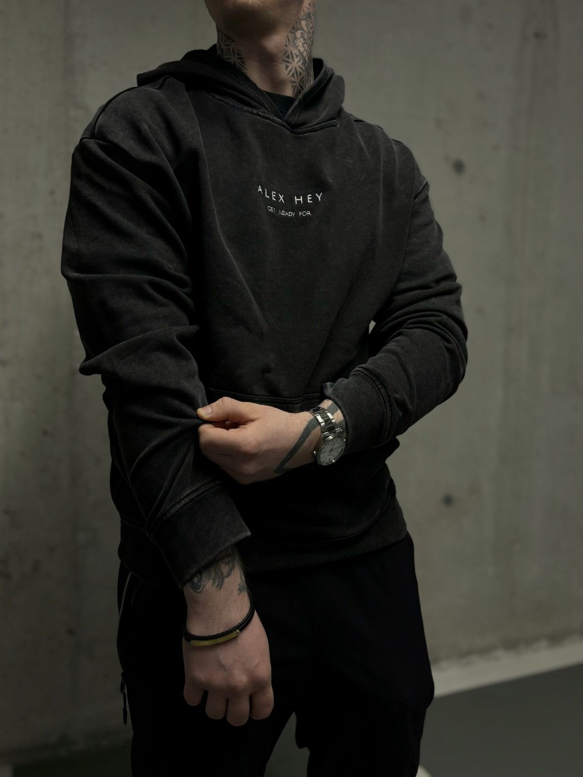 Other COZY HOODIE - WASHED GREY Size US L / EU 52-54 / 3 - 3 Thumbnail