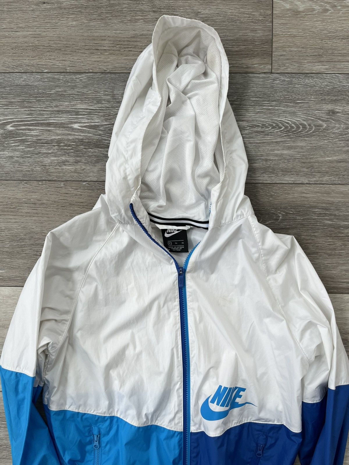 Nike Nike Full Zip Pullover Hooded Windbreaker Size US S / EU 44-46 / 1 - 4 Thumbnail
